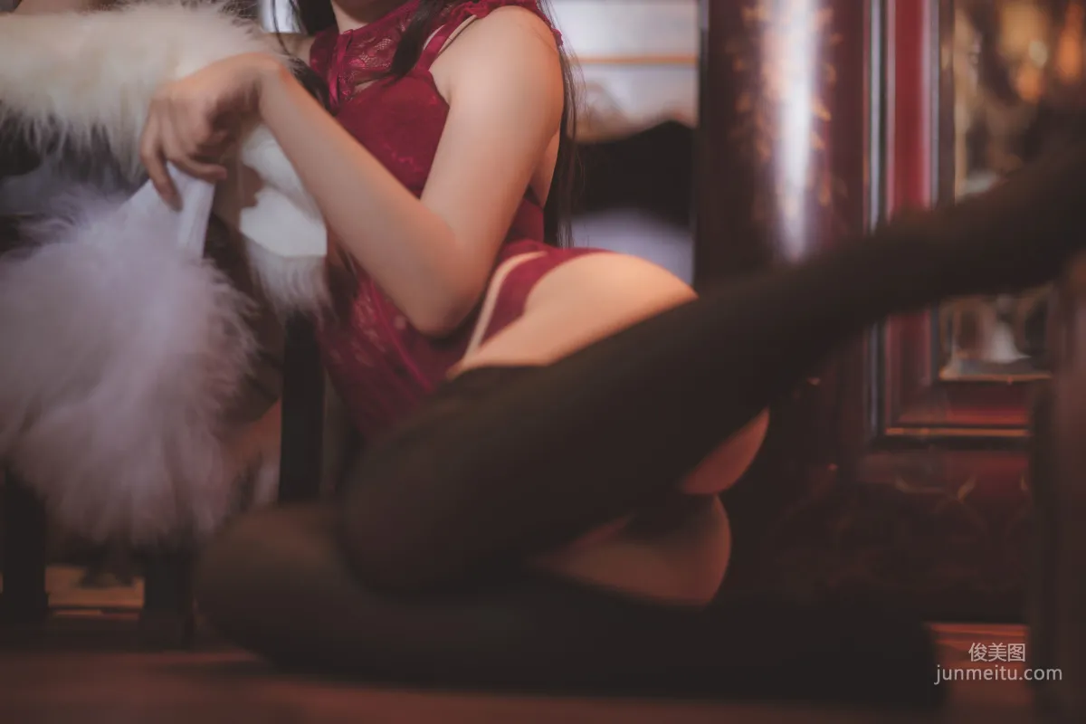 Mianbing Xianer, Inner Girl + Red Corset [Web Idols] Photo Set photo 13