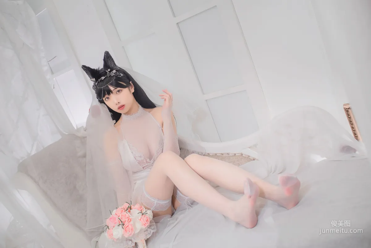 Wenmei Bujiang Daoli, Atago Bride [COSPLAY Web Idols] Photo Set photo 16