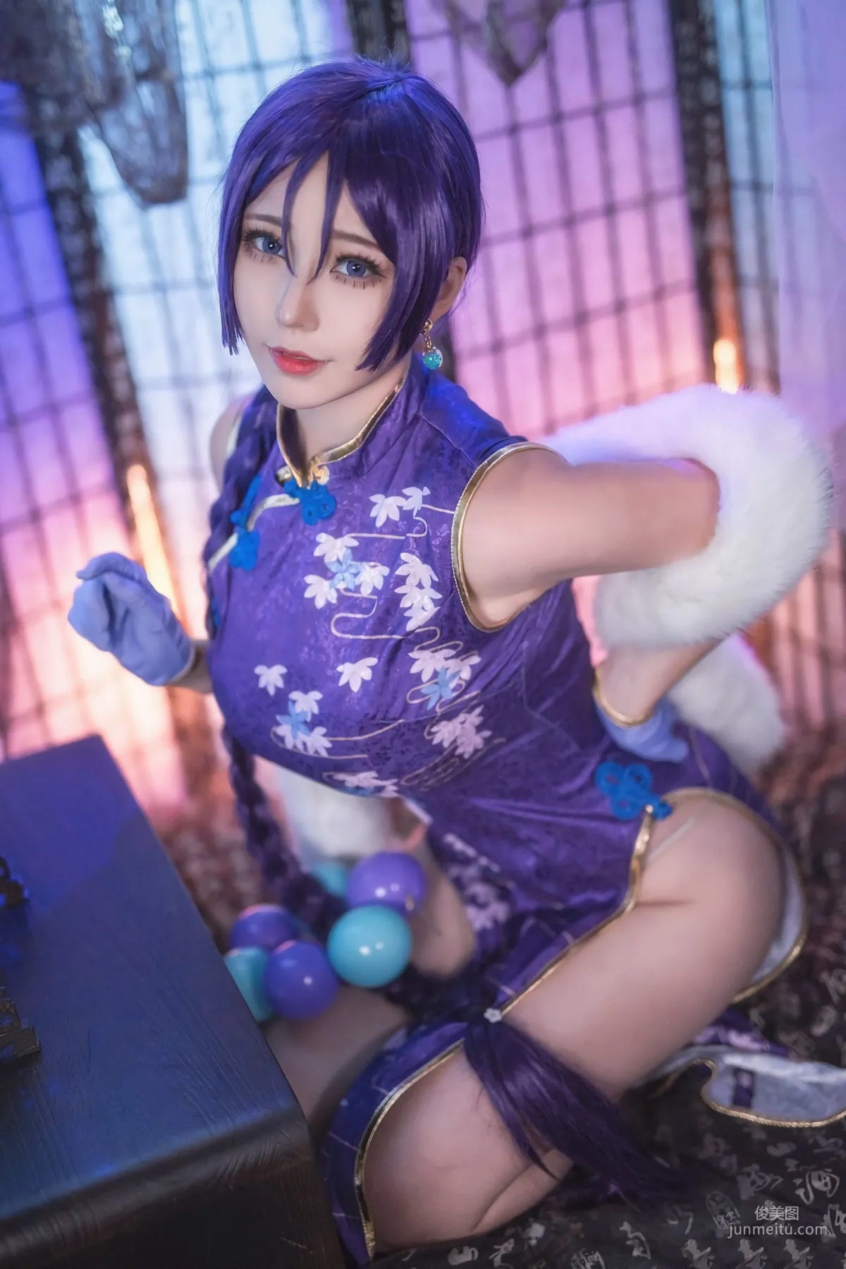 Mengmei Junye tako, FGO Nai Guang Cheongsam [COSPLAY Fan Benefits] Photo Set photo 8