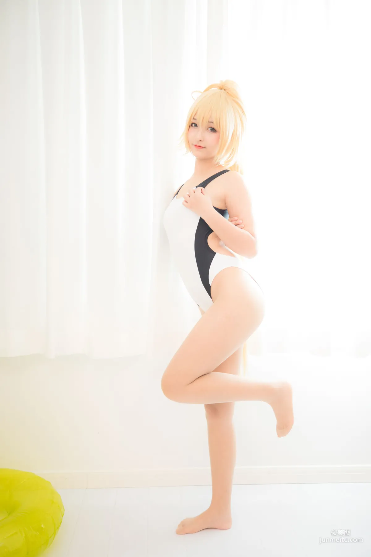 Kagurazaka Mafuyu Jeanne Swimsuit [Cosplay Girl] Photo Set photo 11