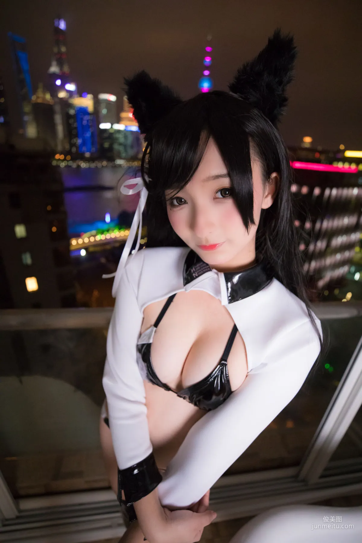 Shenle Banzhen Dong, ATAGO-LATEX VER (Latex Stockings) [Cosplay Bonus] Photo Set photo 38