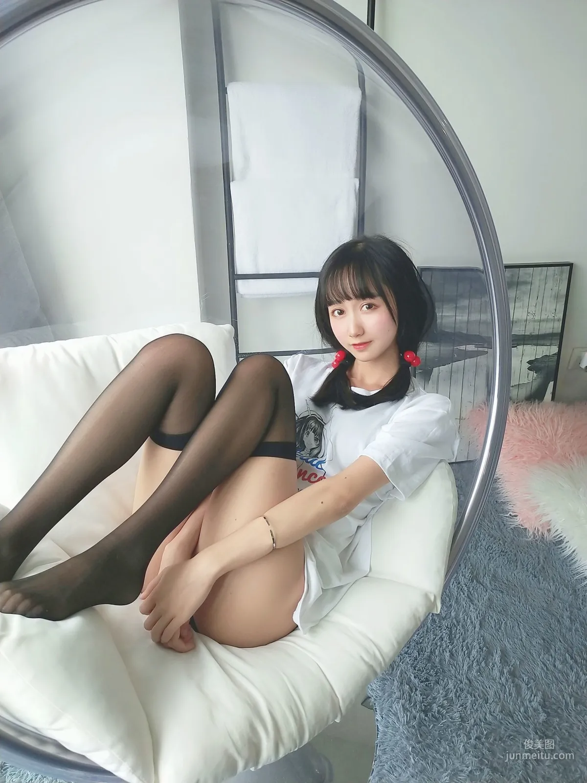 Mu Mianmian OwO《Intelligent Girlfriend T-Shirt》 [COSER Beauty] Photo Set photo 9