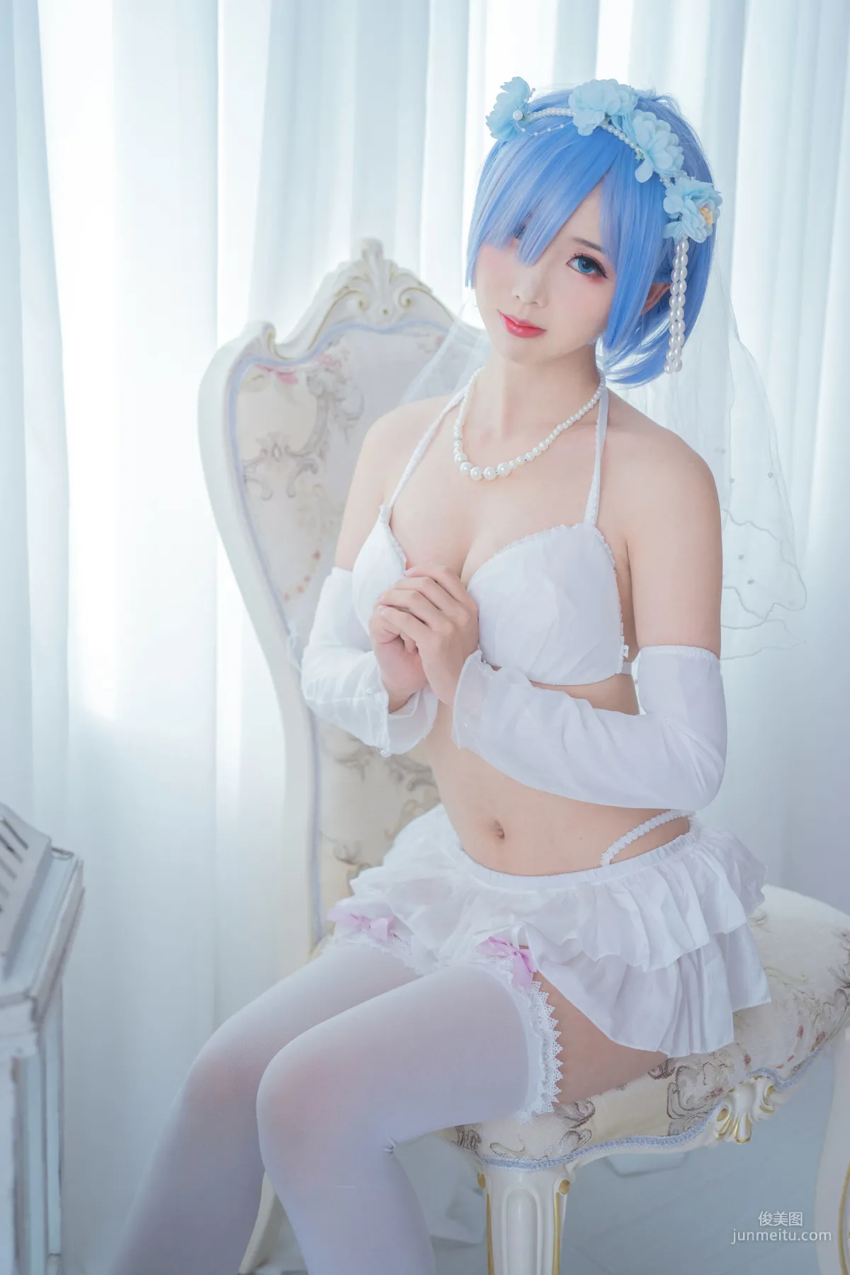Mianbing Xianer Bride Rem [Cosplay] Photo Set photo 5