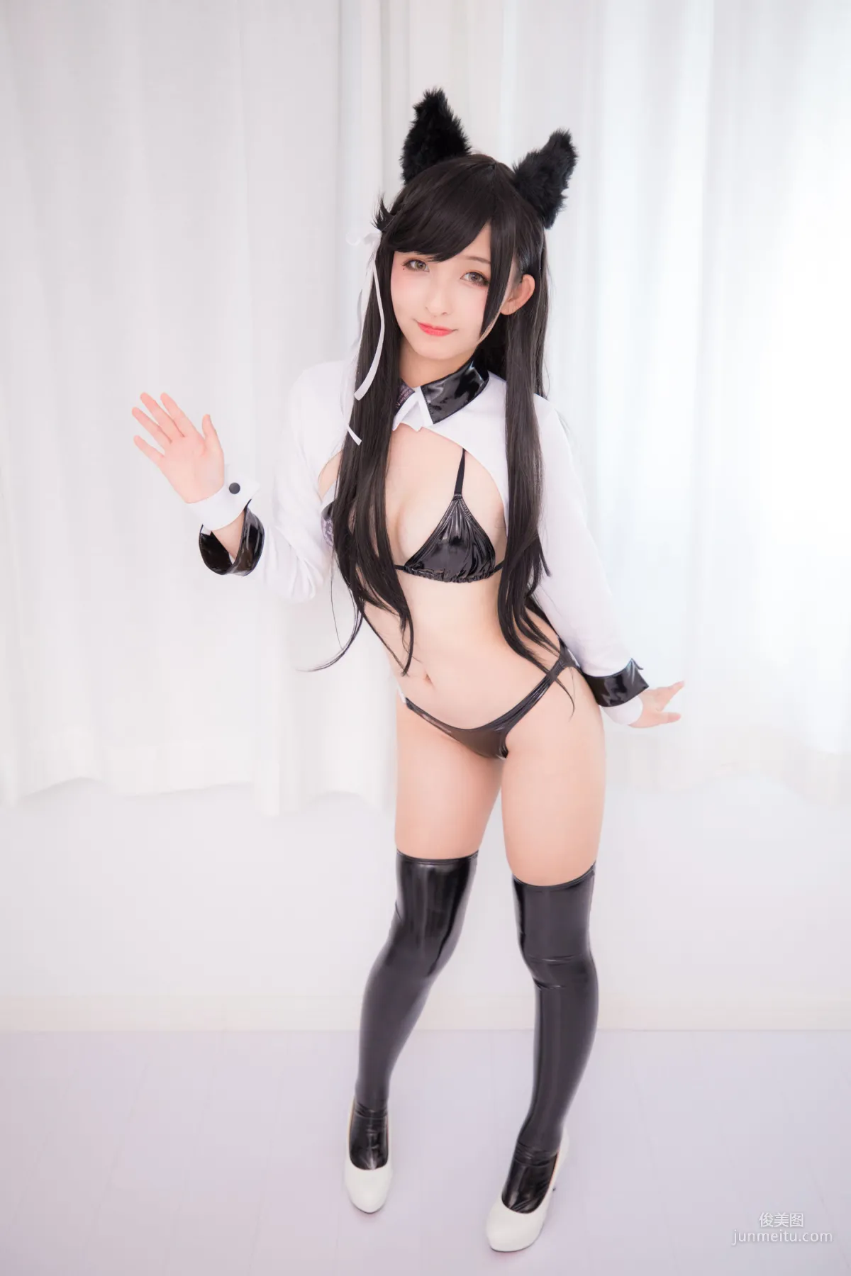Shenle Banzhen Dong, ATAGO-LATEX VER (Latex Stockings) [Cosplay Bonus] Photo Set photo 112