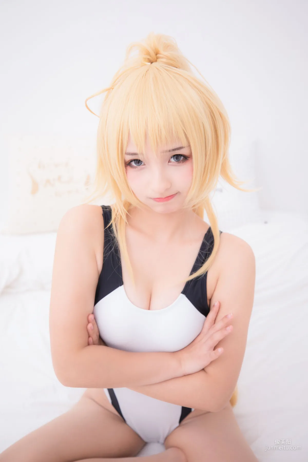 Kagurazaka Mafuyu Jeanne Swimsuit [Cosplay Girl] Photo Set photo 47