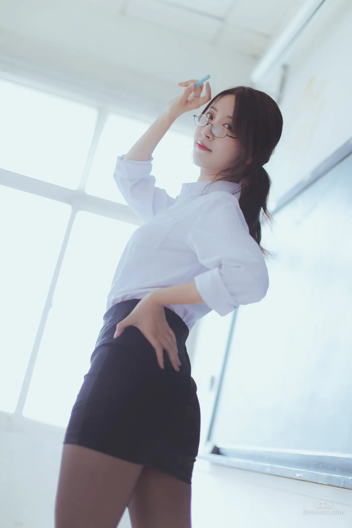 COSER黑川《黑丝教师》  [COSPLAY福利] 写真集17