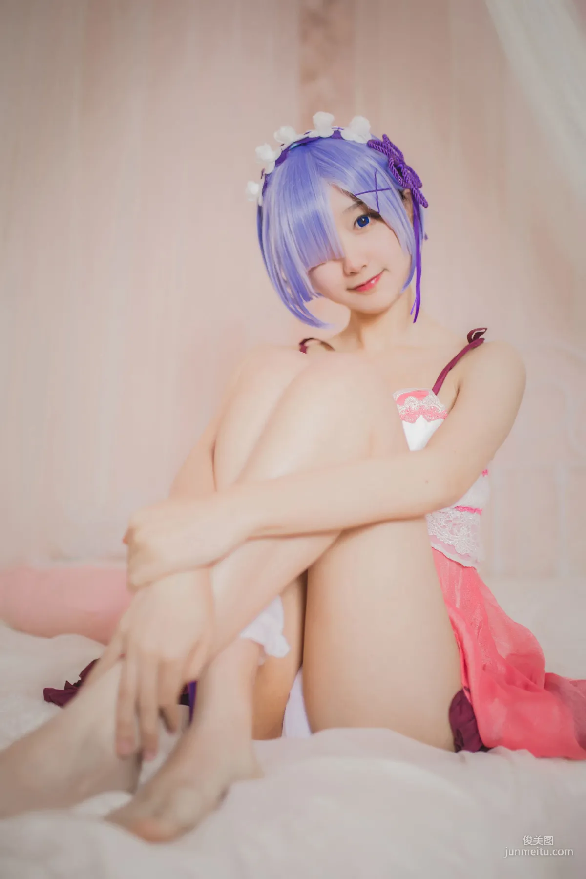 Mu Mianmian OwO Rem Pajamas [COSER Beauty] Photo Set photo 3
