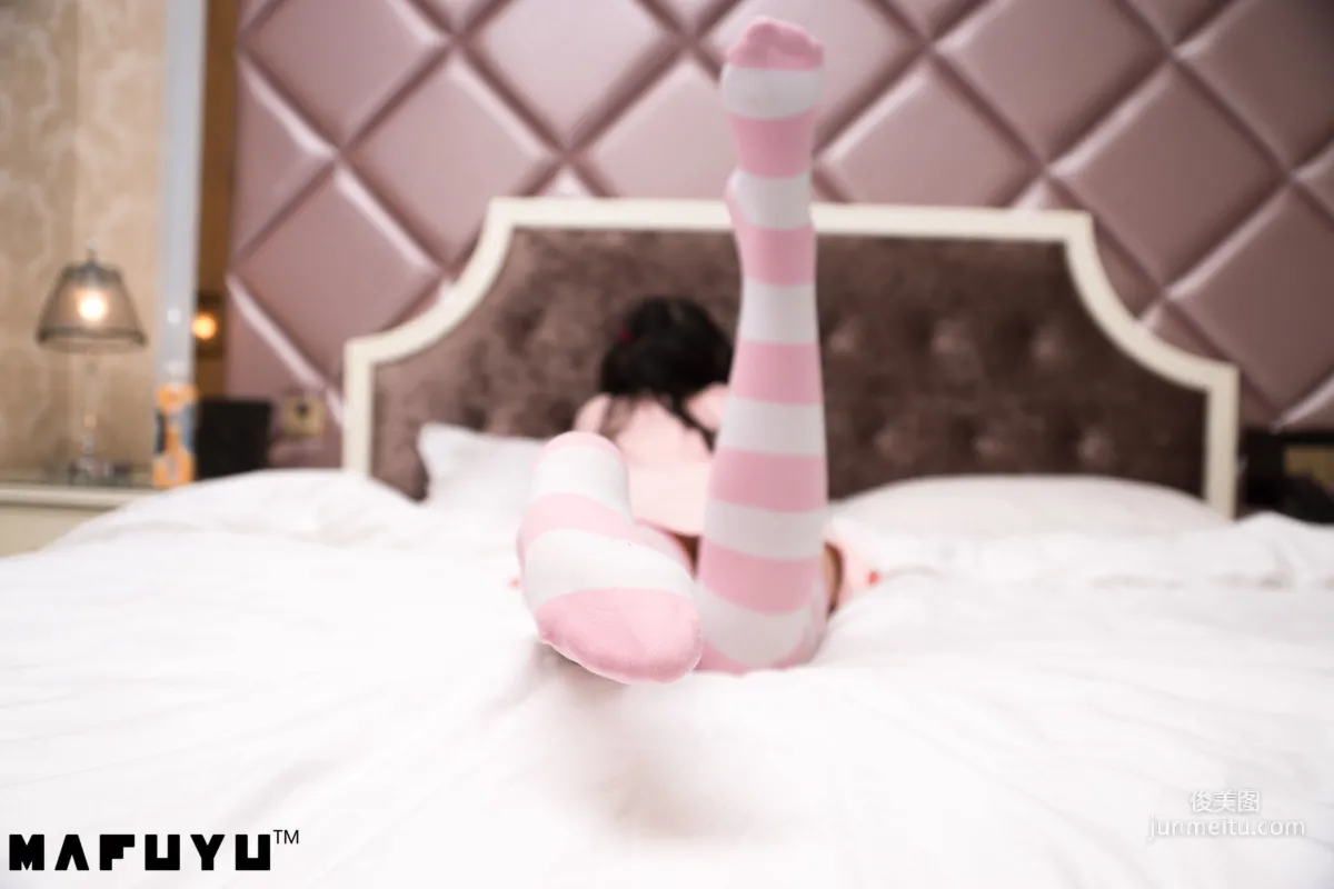 Shenle Banzhen Dong, Pink and White Stripes Series [Cosplay Collection] Photo Set photo 71