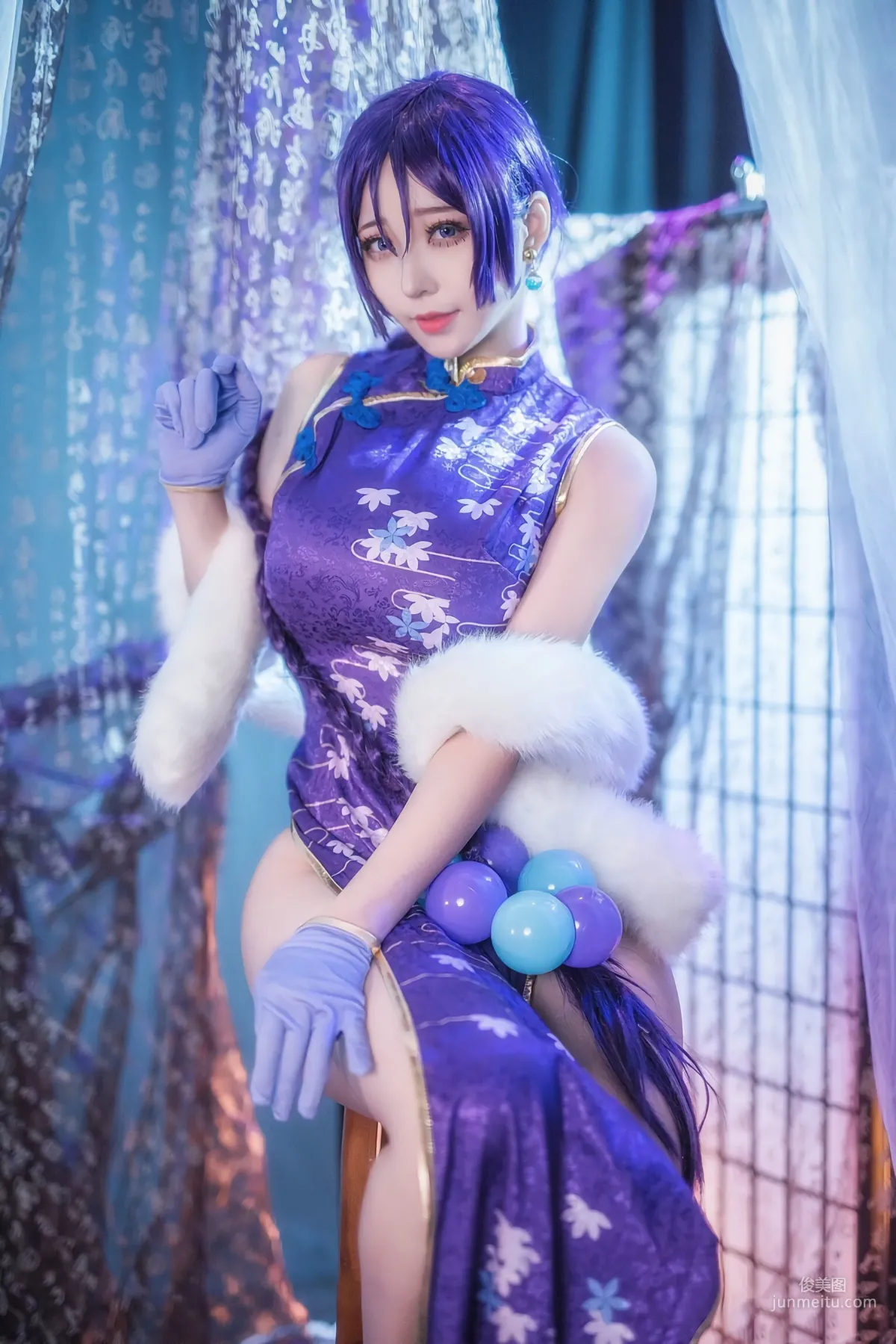 Mengmei Junye tako, FGO Nai Guang Cheongsam [COSPLAY Fan Benefits] Photo Set photo 3