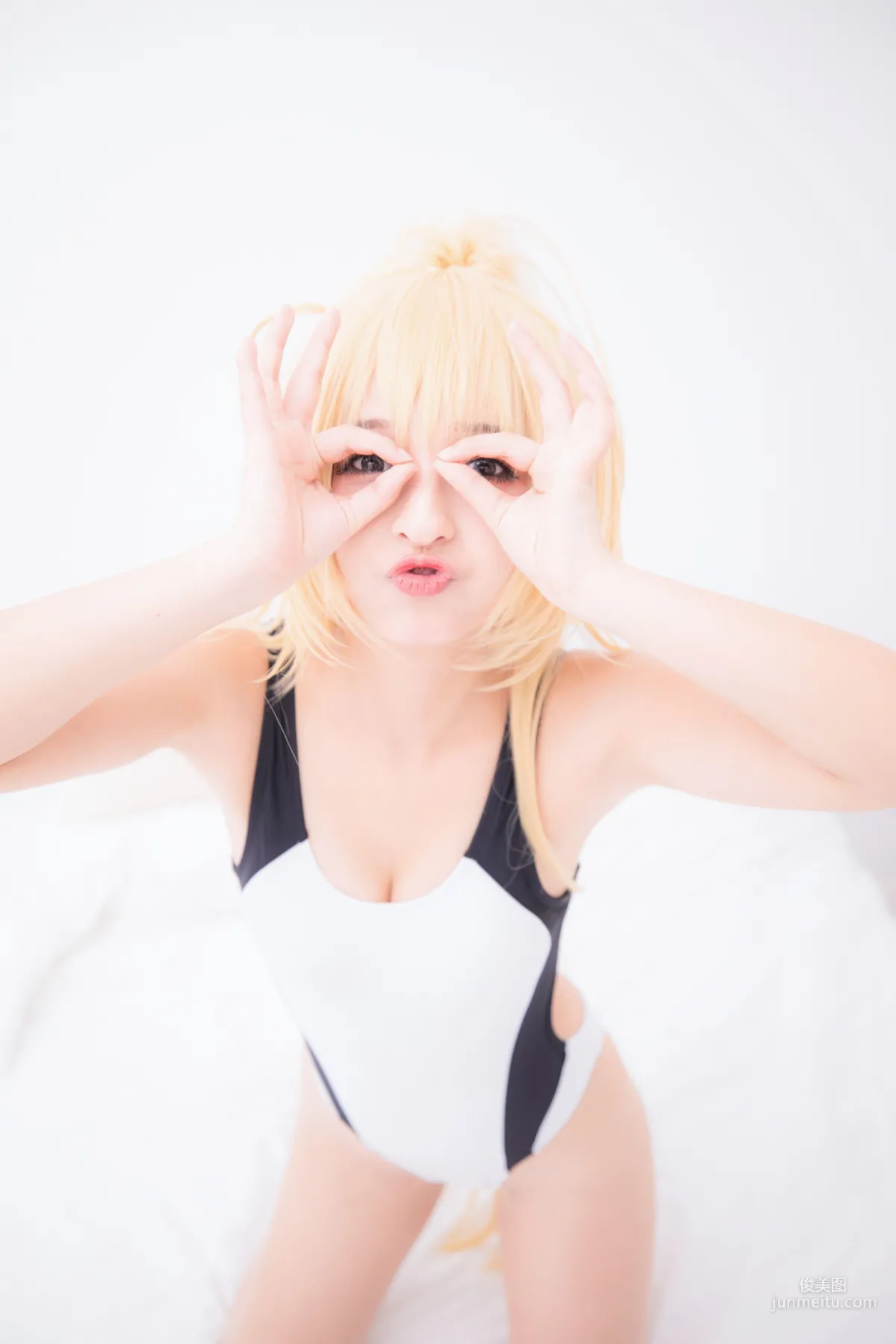 Kagurazaka Mafuyu Jeanne Swimsuit [Cosplay Girl] Photo Set photo 34