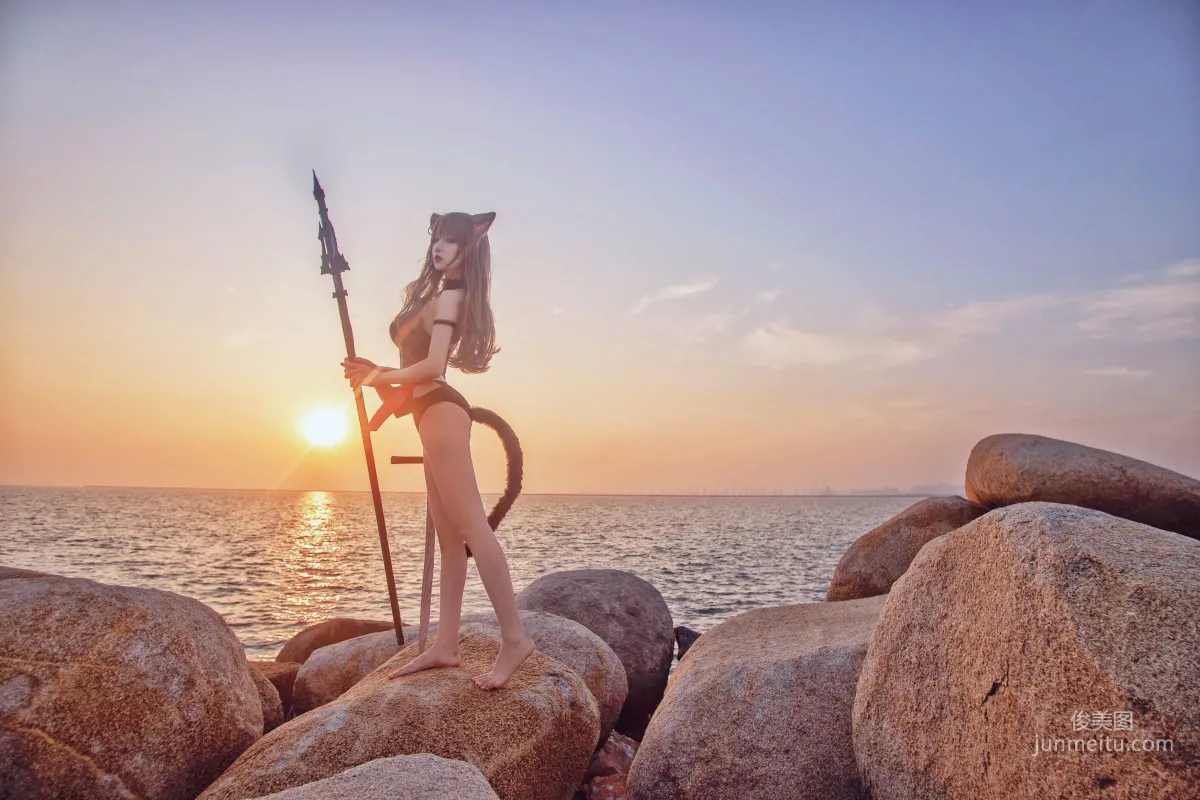 Shika Xiao Lulu, Sky Fire Swimsuit [Web Idols] Photo Set photo 4