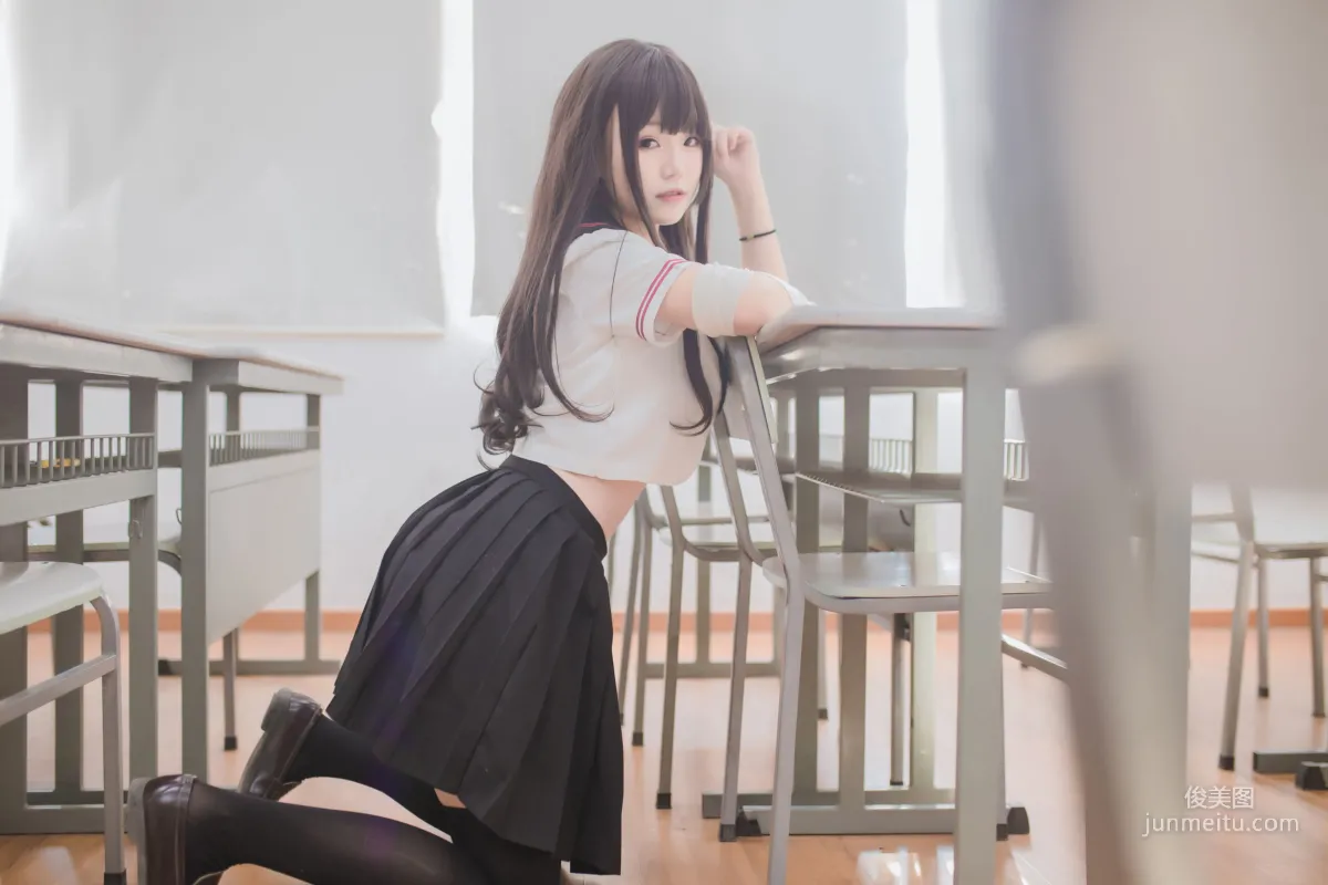 Yoko宅夏Cos《黑絲JK》 [COSPLAY美女] 寫真集 3