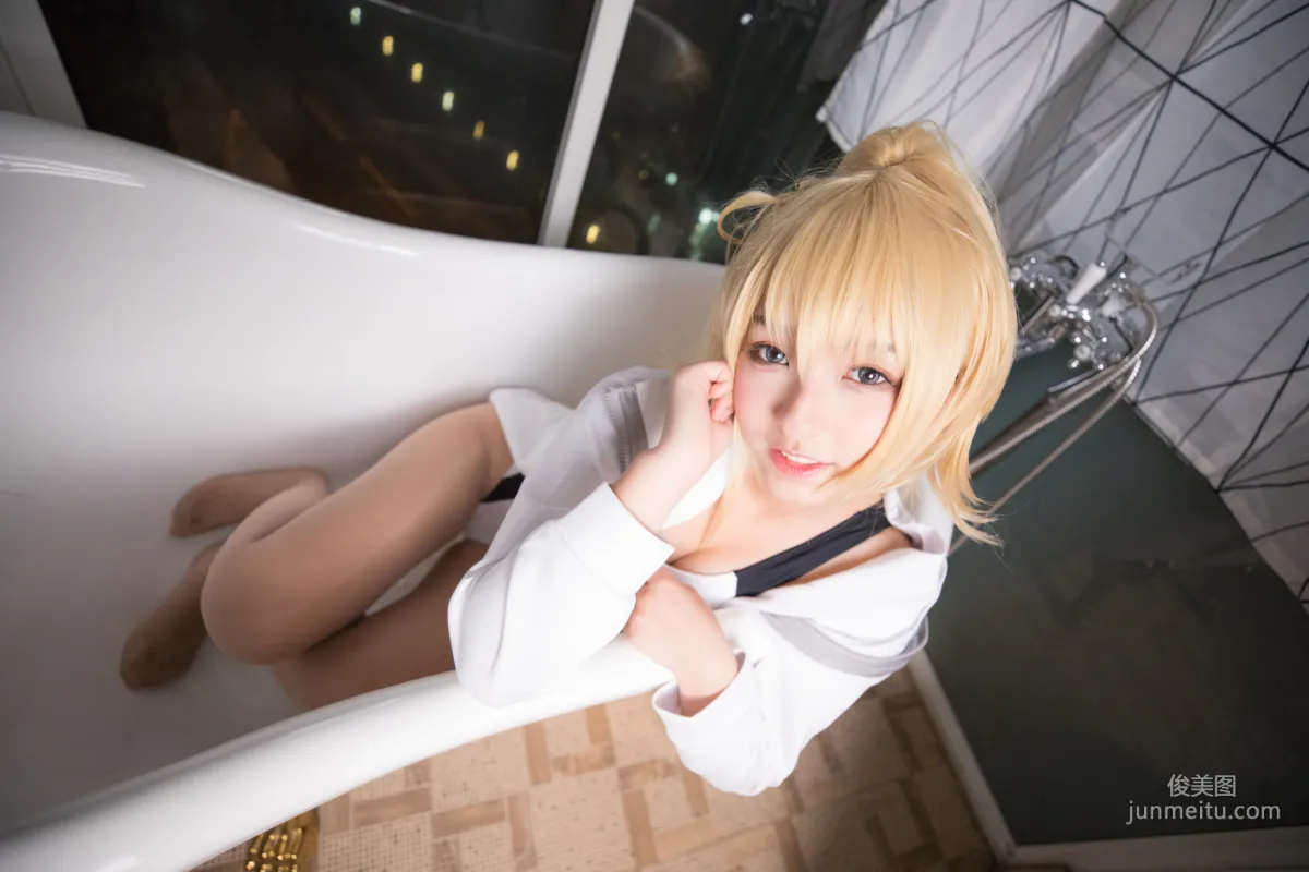 Kagurazaka Mafuyu Jeanne Swimsuit [Cosplay Girl] Photo Set photo 74