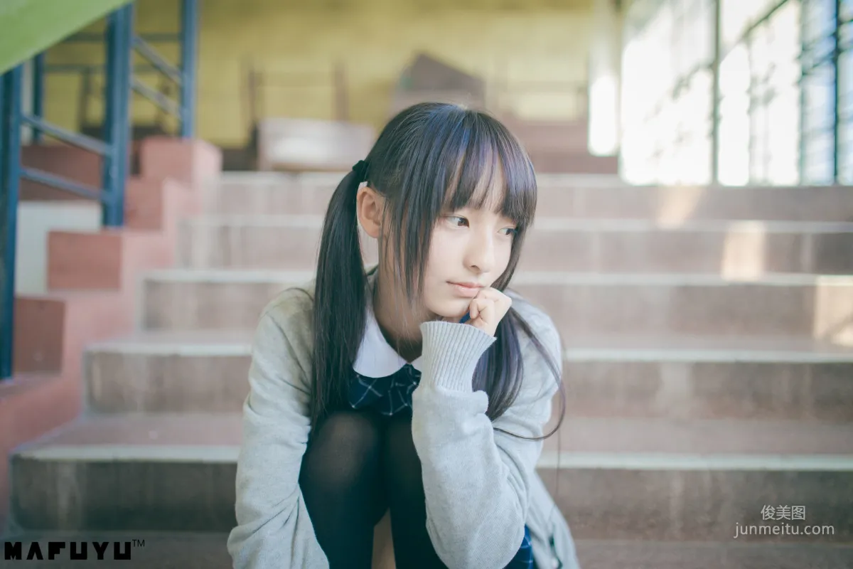 Shenle Banzhen Dong, Sunny School Uniform Series [COSPLAY Beauty] Photo Set photo 36