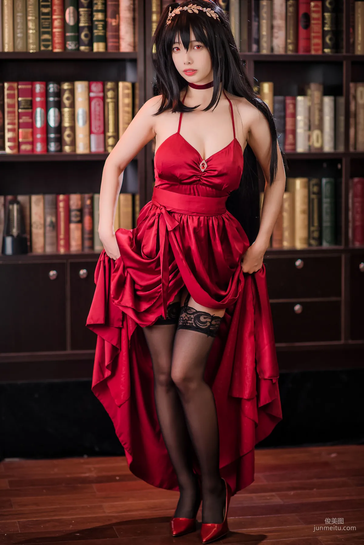 Wenmei Bujiang Daoli, Azur Lane Taihou Dress [COSPLAY] Photo Set photo 5