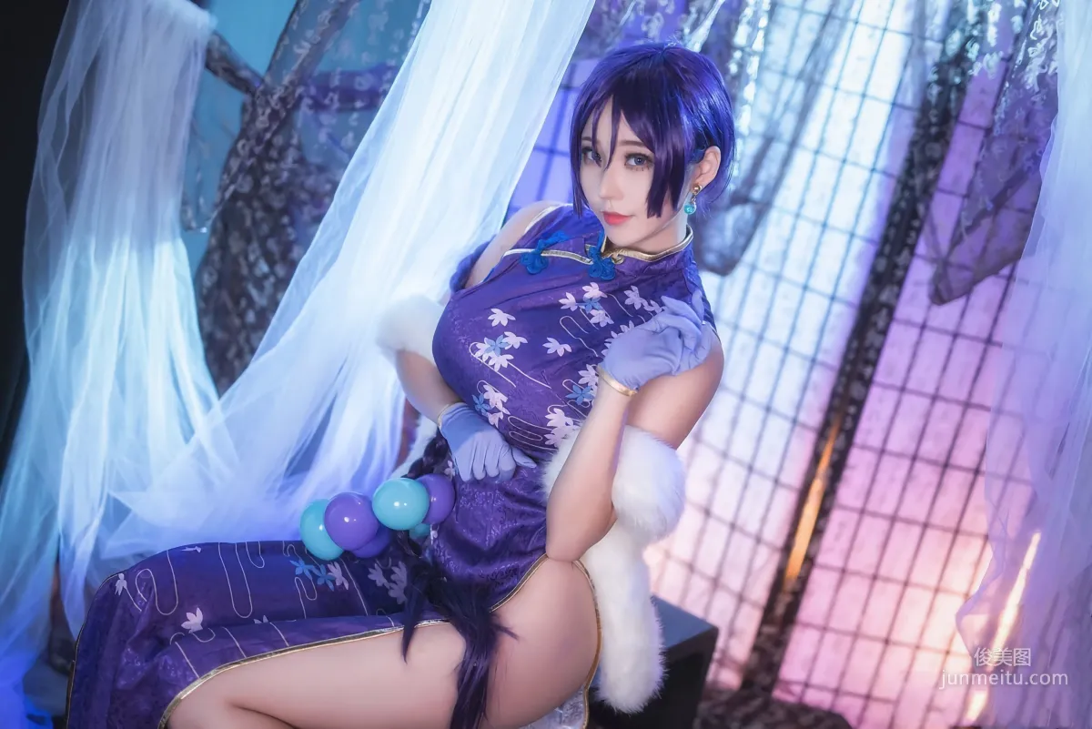 Mengmei Junye tako, FGO Nai Guang Cheongsam [COSPLAY Fan Benefits] Photo Set photo 9