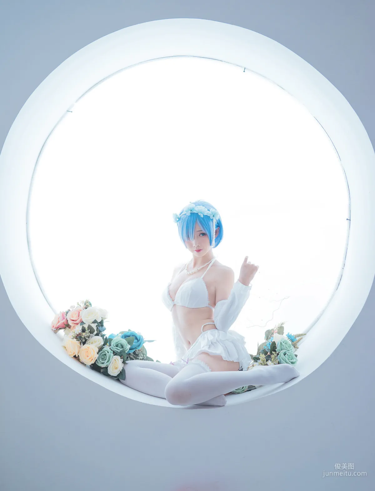 Mianbing Xianer Bride Rem [Cosplay] Photo Set photo 19