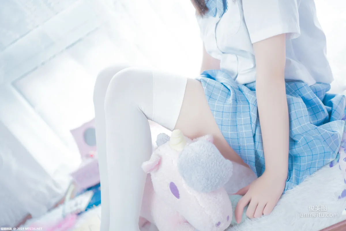 《蓝白梦幻少女》 [喵糖映画] VOL.019 写真集24
