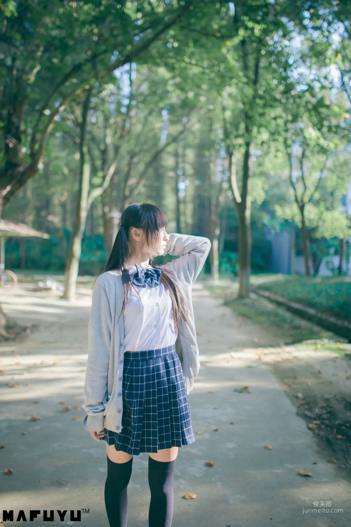 Shenle Banzhen Dong, Sunny School Uniform Series [COSPLAY Beauty] Photo Set photo 38