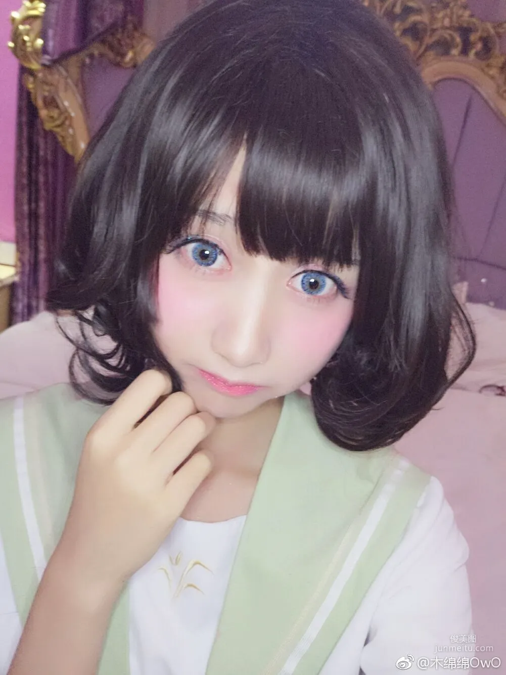 Cute Girl Mu Mianmian OwO, Weibo Life Selfies [Cosplay Beauty] Photo Set photo 38