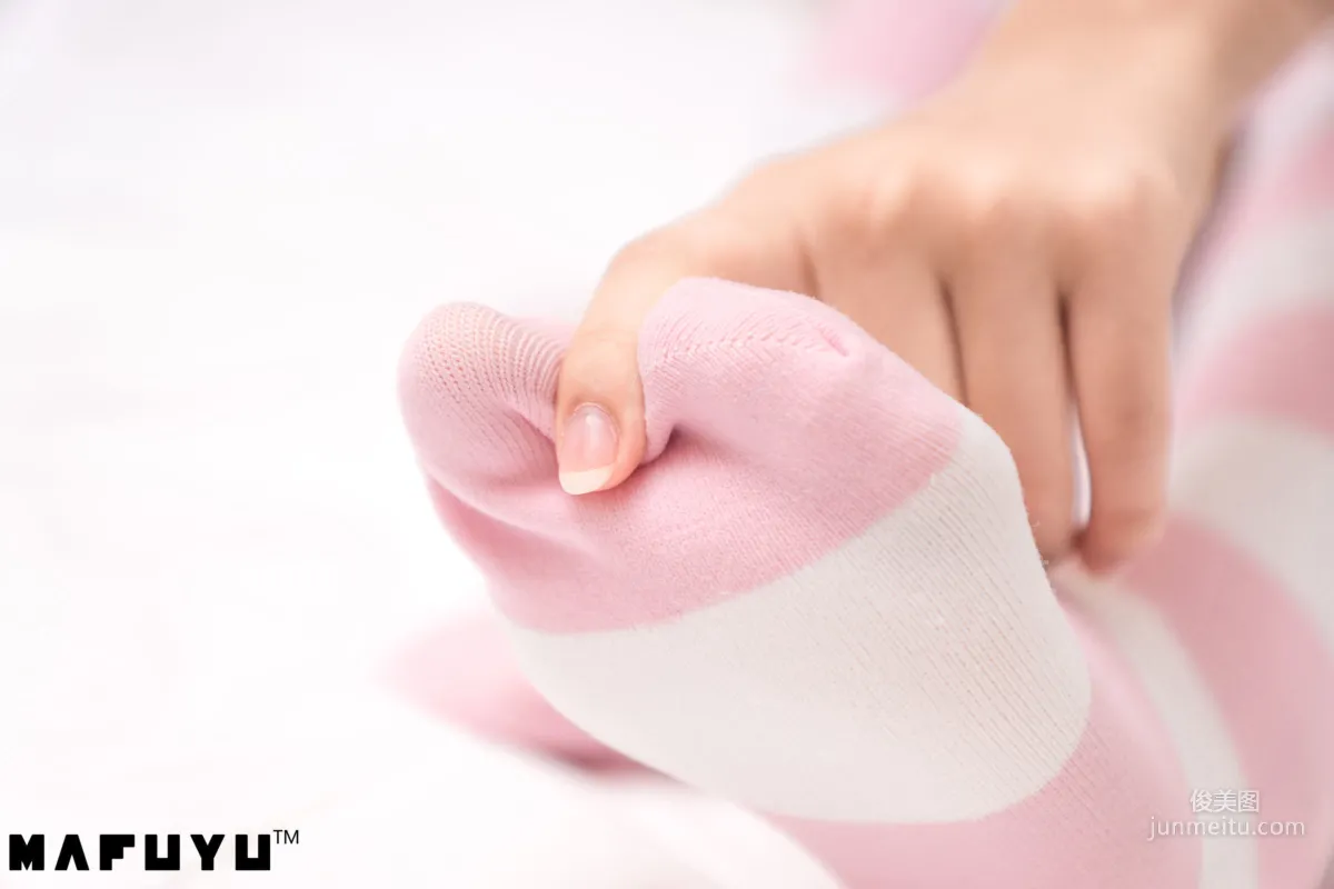 Shenle Banzhen Dong, Pink and White Stripes Series [Cosplay Collection] Photo Set photo 79