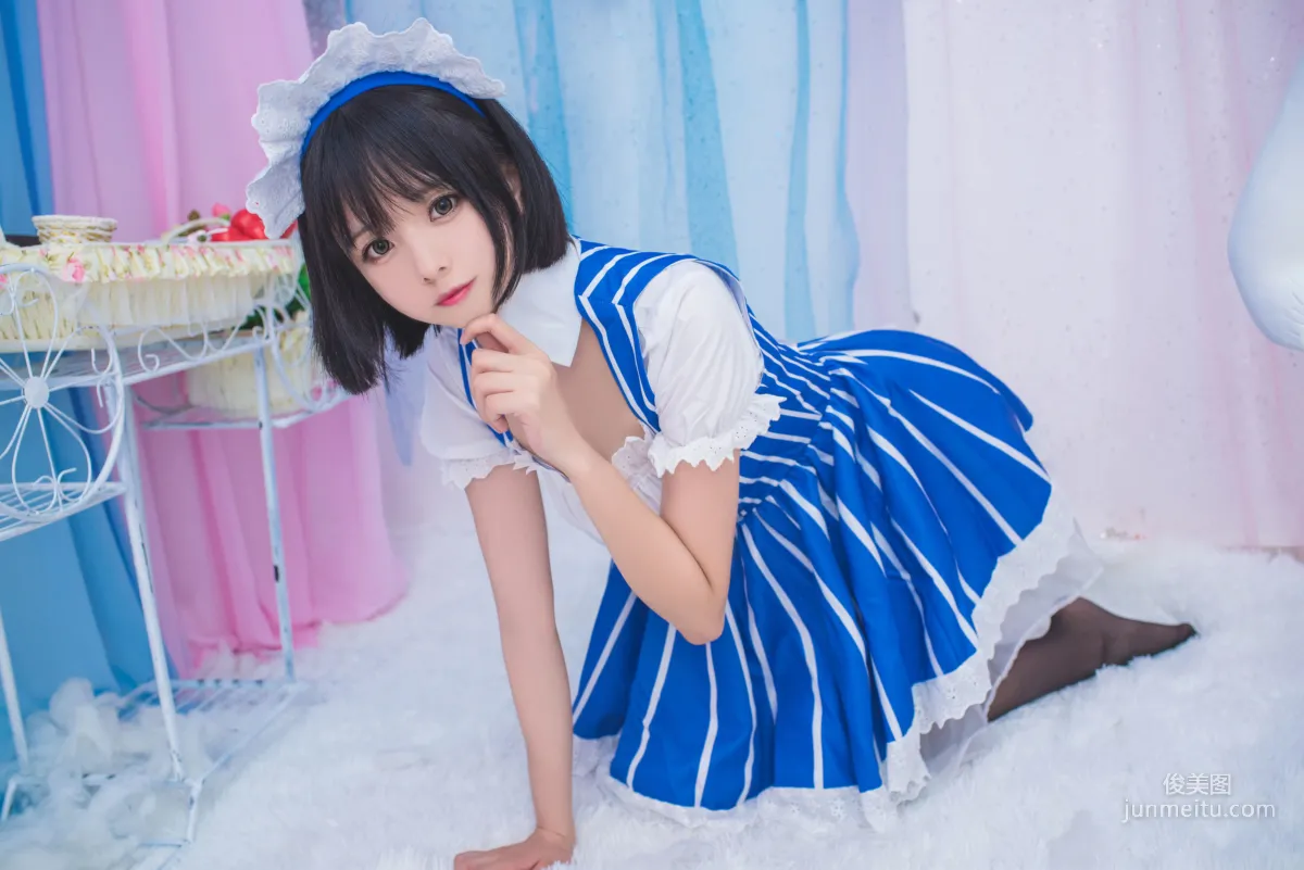 白金Saki《女仆》[COSPLAY福利] 寫真集 8