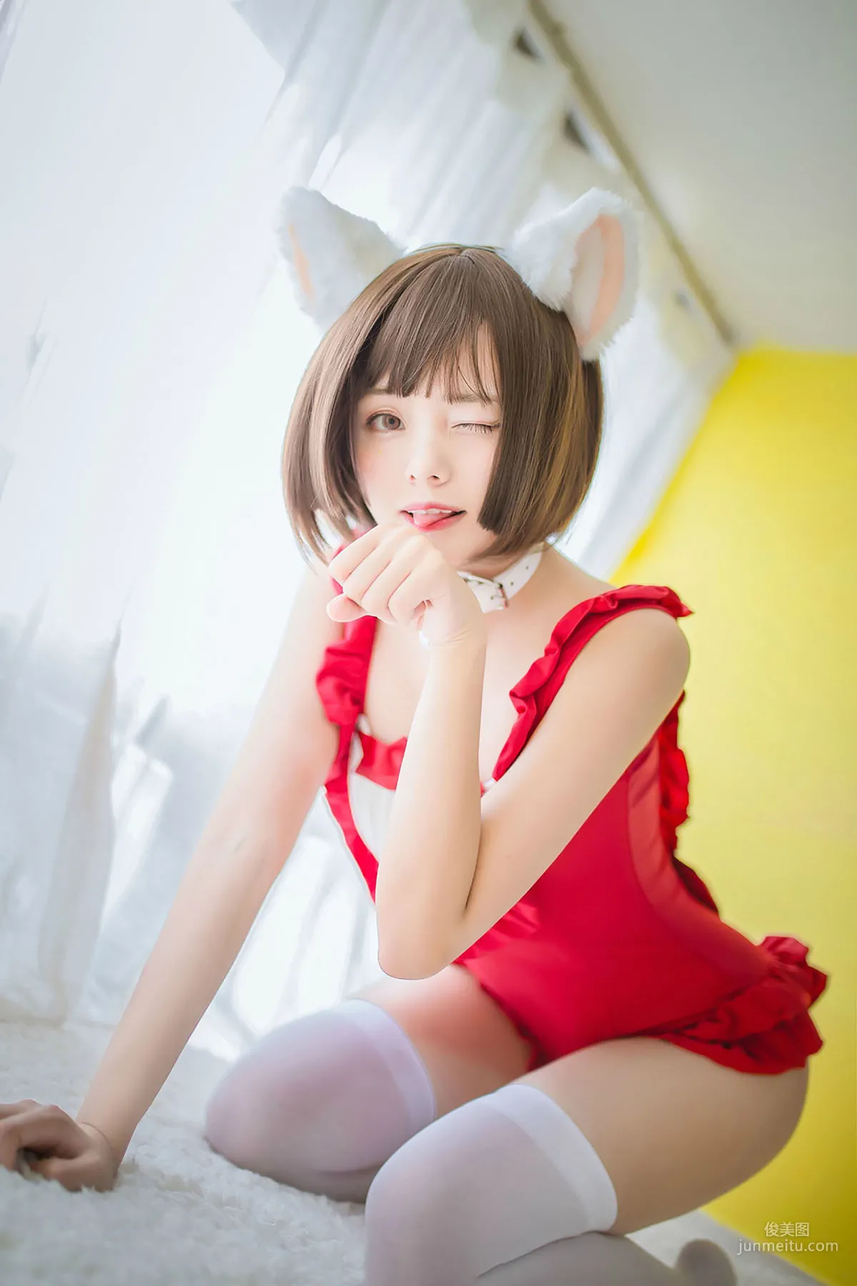 Xiaoye Meizi w, Cat-Style Swimsuit + Magical Girl Illya [COSPLAY Beauty] Photo Set photo 14