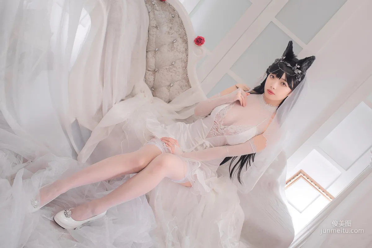 Wenmei Bujiang Daoli, Atago Bride [COSPLAY Web Idols] Photo Set photo 3