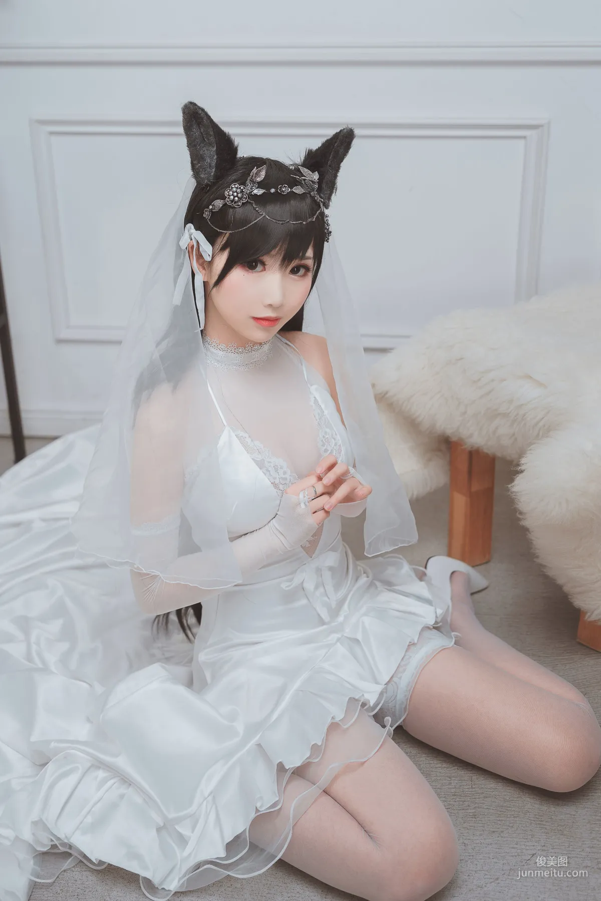 面饼仙儿《爱宕花嫁》 [福利COSPLAY] 写真集15