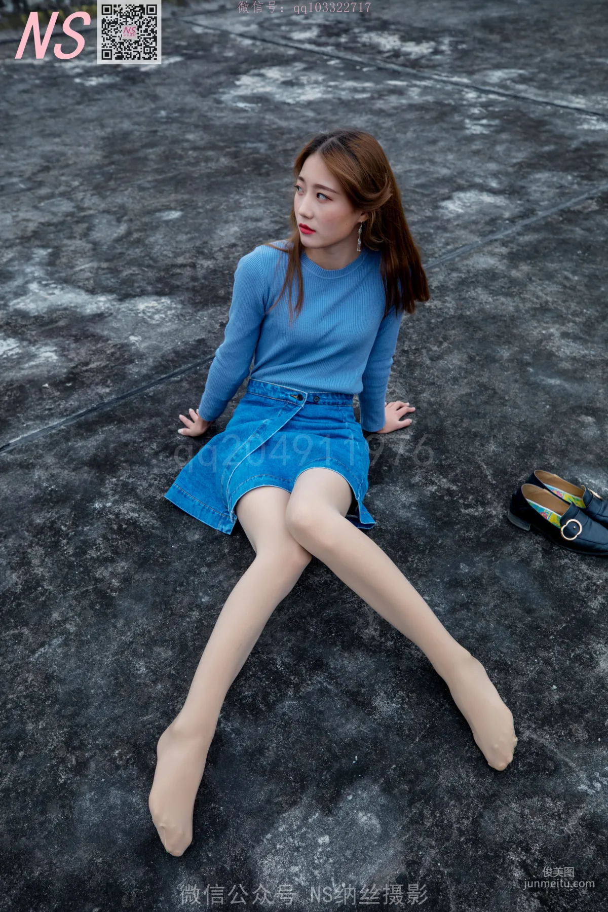 舒怡《女神天台肉色丝袜》 [纳丝摄影] 写真集67
