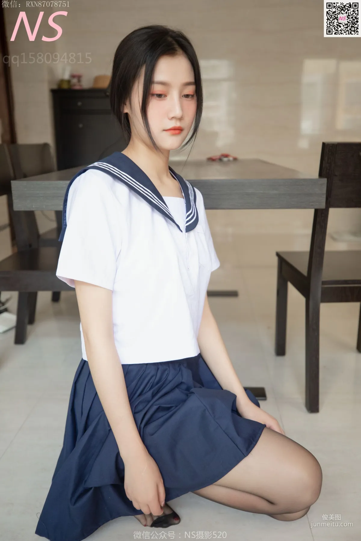 子涵《黑色丝袜的家居生活》 [纳丝摄影] 写真集11