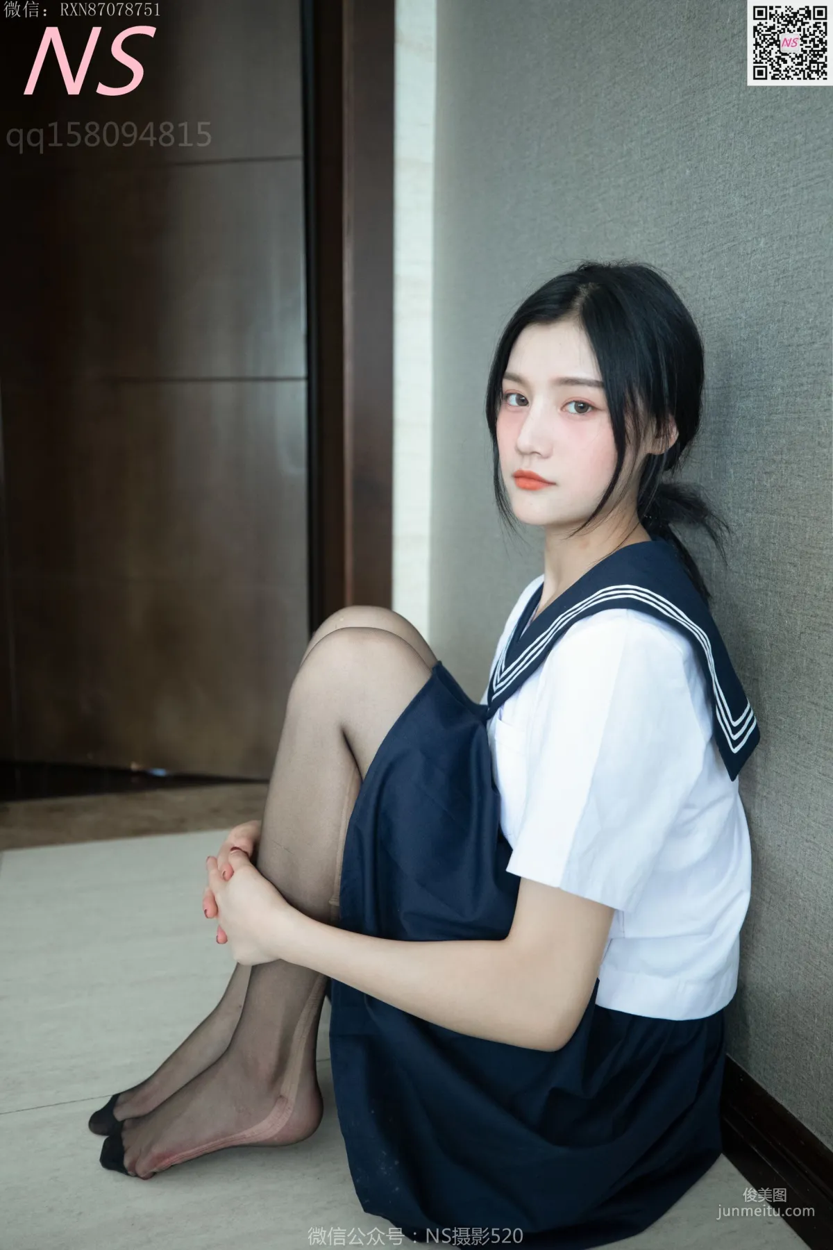 子涵《黑色丝袜的家居生活》 [纳丝摄影] 写真集9