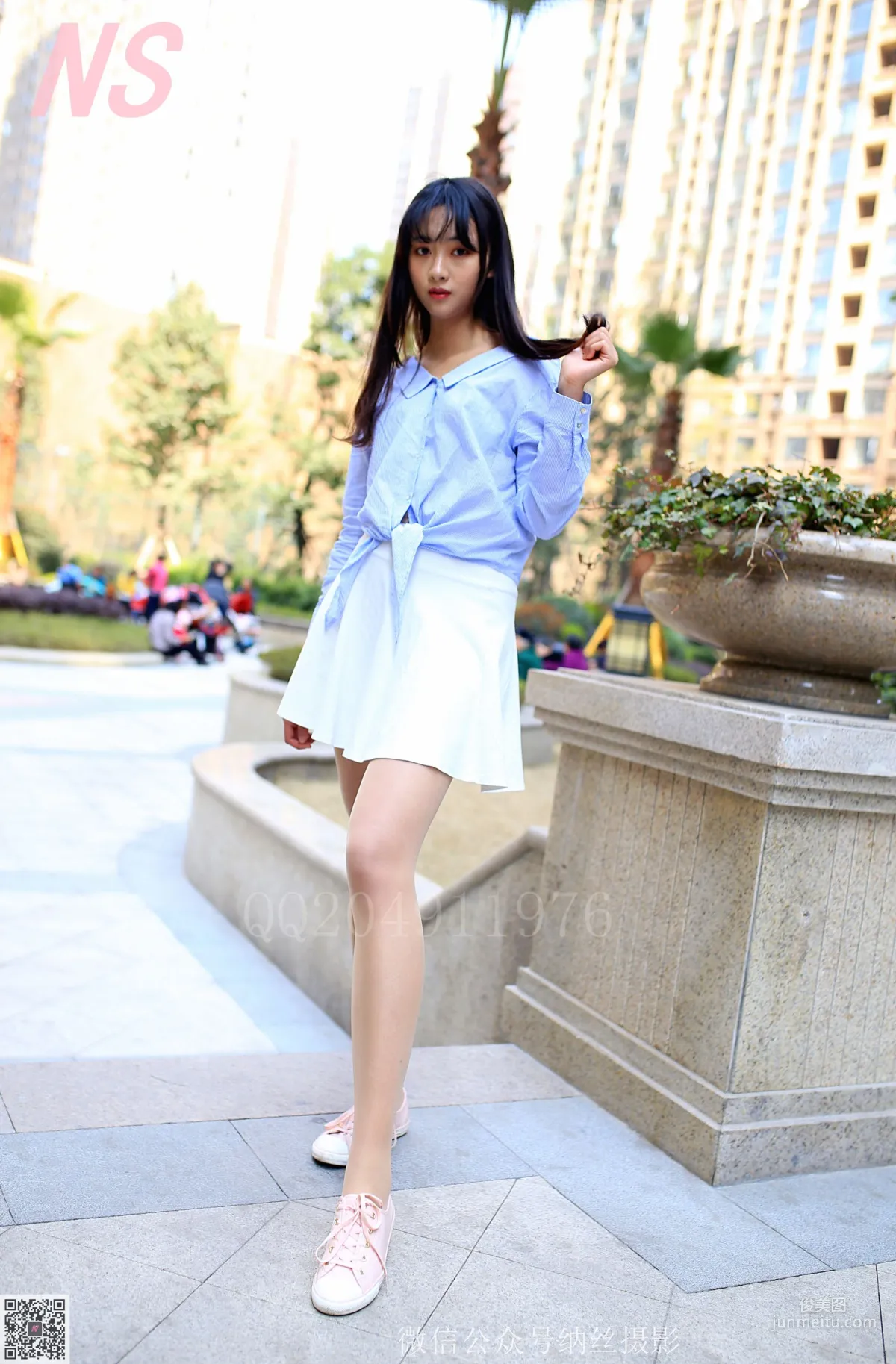 李敏琪《长发长腿肉丝》 [纳丝摄影] NO.120 写真集5