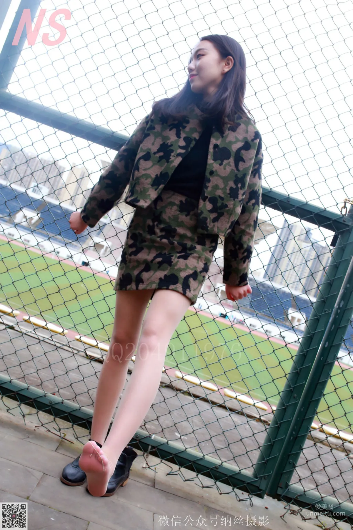 Wei Wei 'Camouflage Girl Outdoor Silk Stockings' [NASI] NO.095 Photo Set photo 52