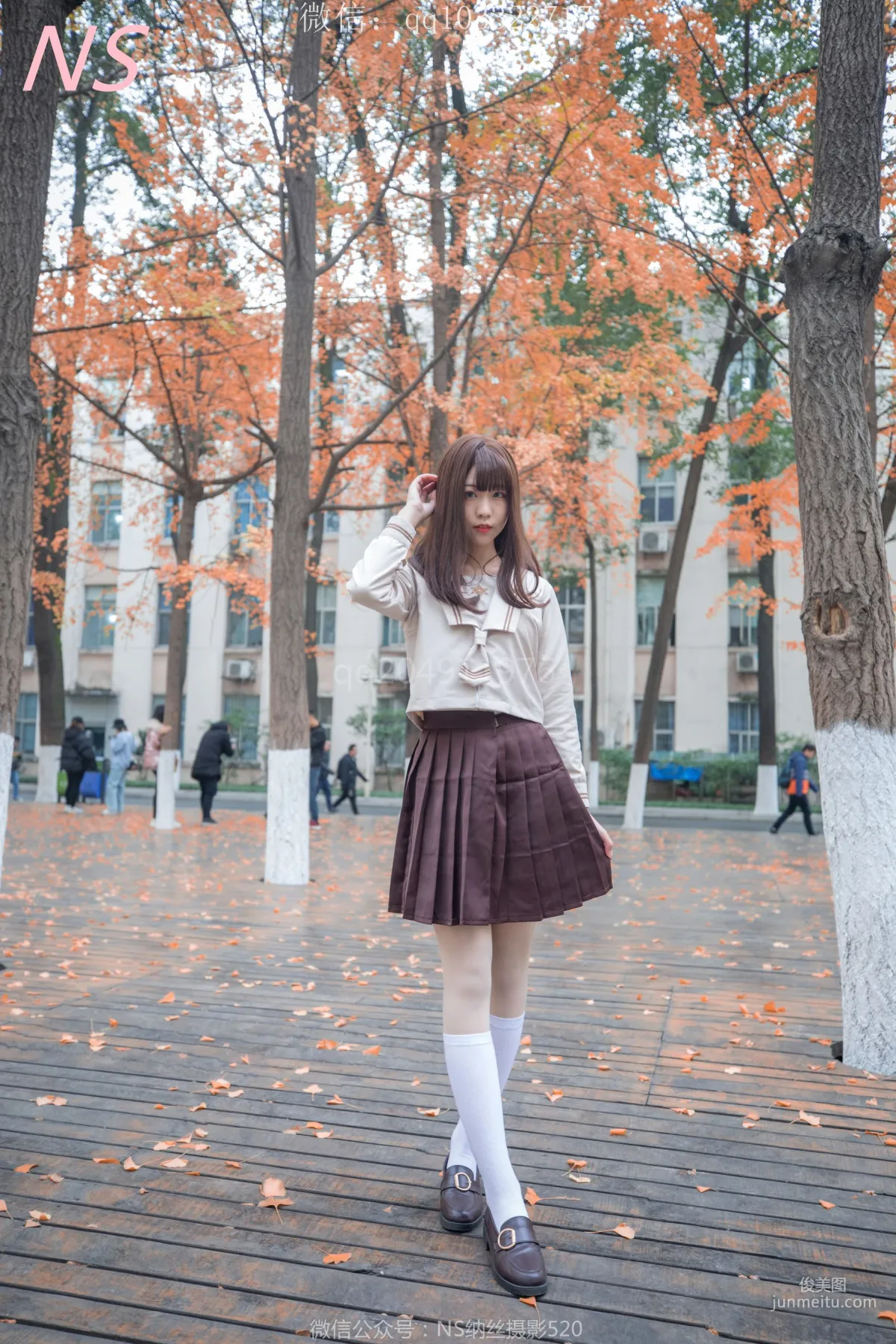 枫之少女《白丝肉丝萌萌哒的枫》 [纳丝摄影] 写真集2