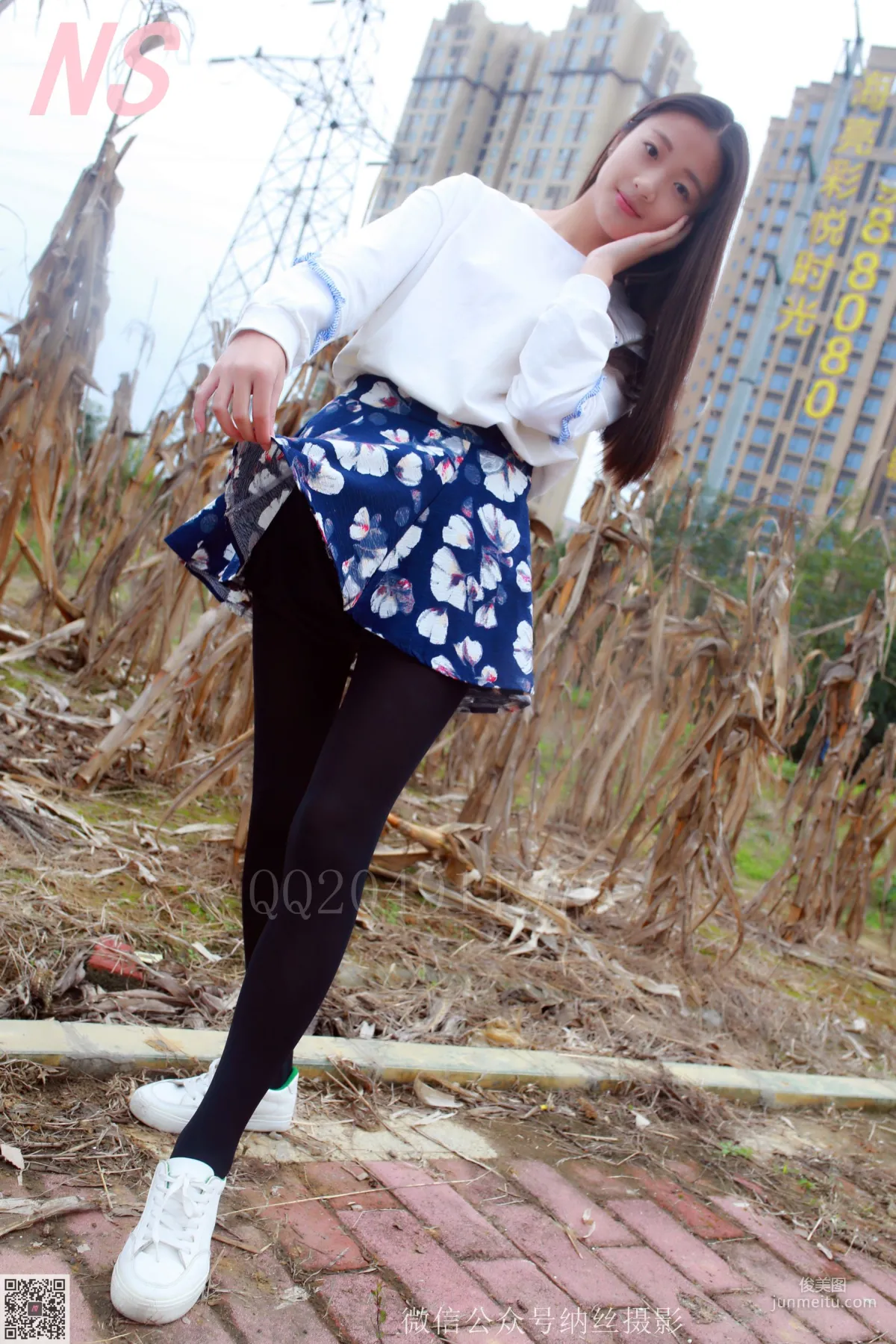 Chen Nuanyang "Denim Shorts, Black Stockings" [NASI] NO.061 Photo Set photo 6