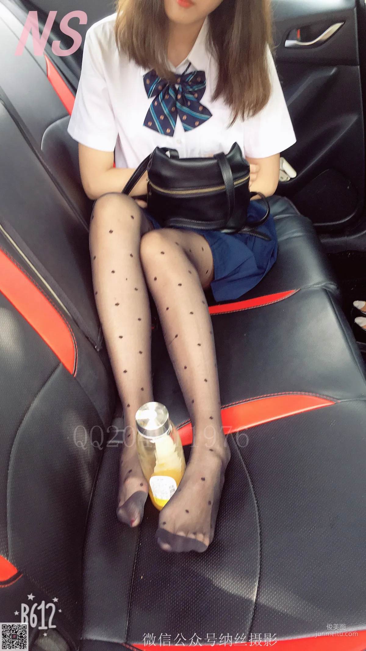Wen Wen, OL Black Polka Dot Stockings [NASI] NO.057 Photo Set photo 36