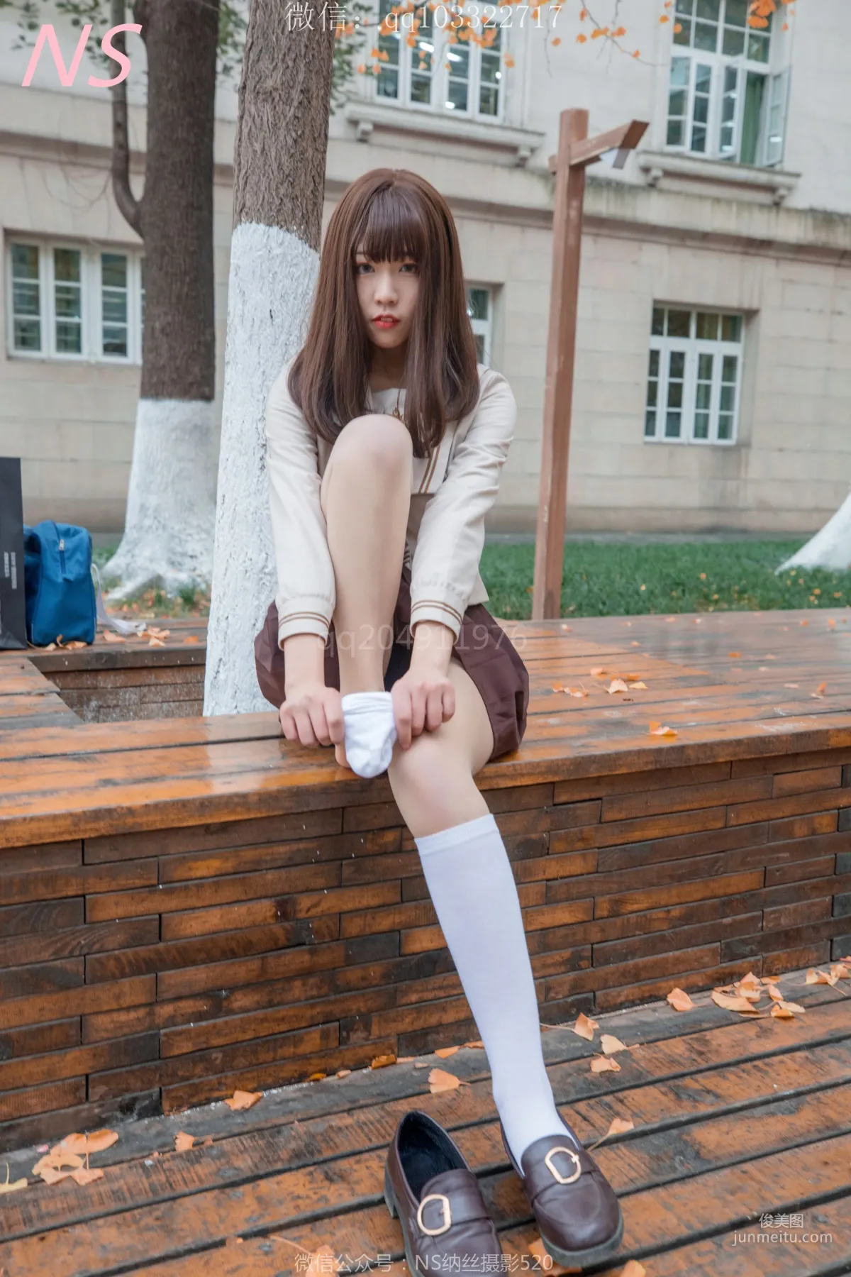 枫之少女《白丝肉丝萌萌哒的枫》 [纳丝摄影] 写真集92