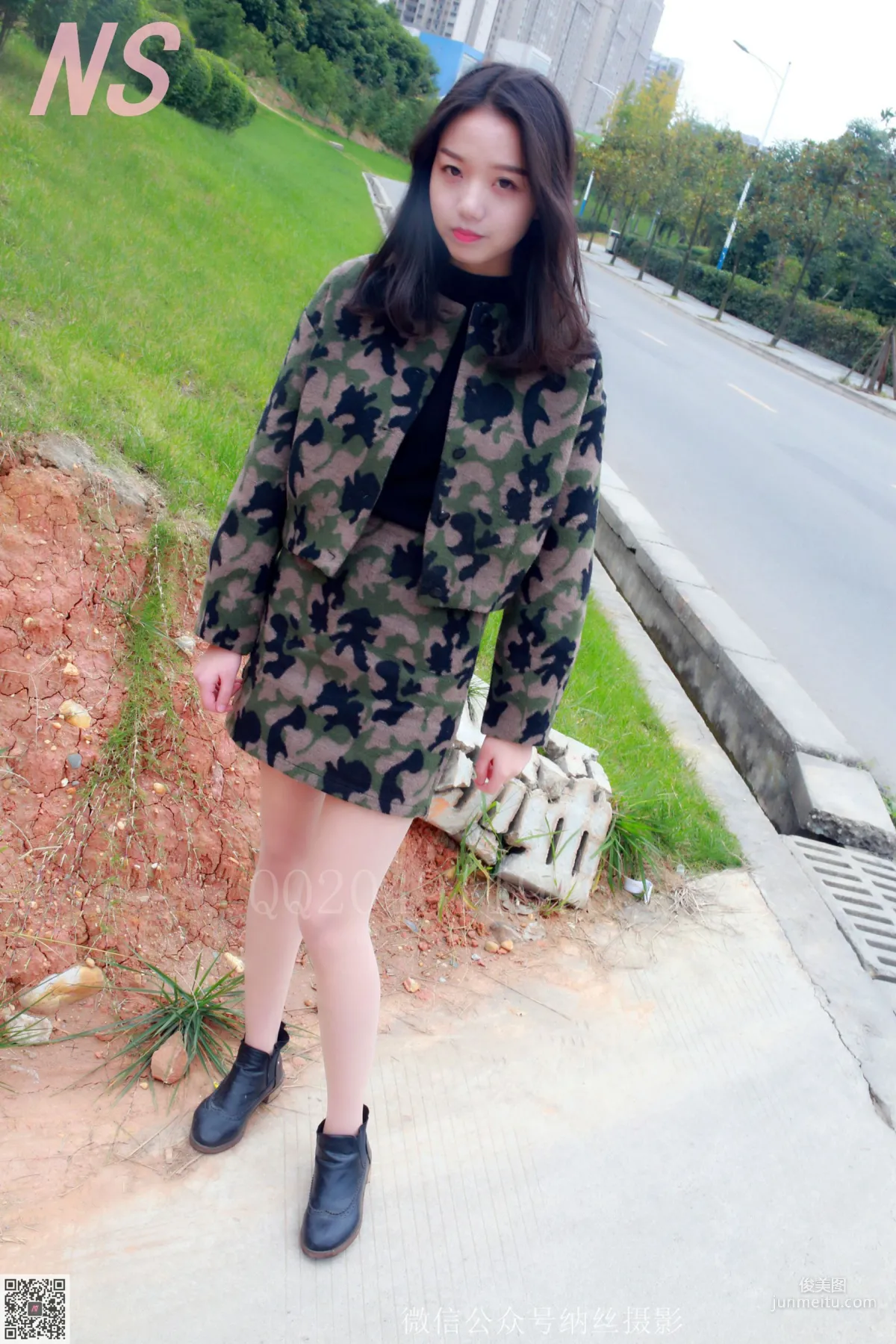 Wei Wei 'Camouflage Girl Outdoor Silk Stockings' [NASI] NO.095 Photo Set photo 2