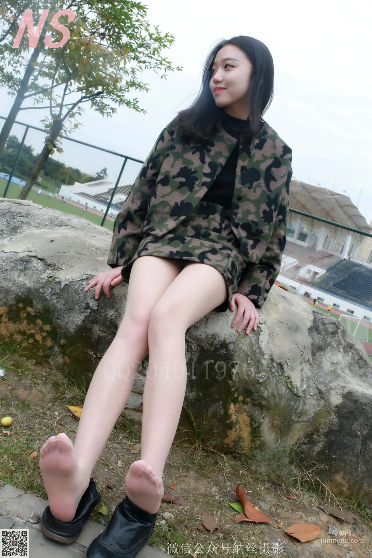 Wei Wei 'Camouflage Girl Outdoor Silk Stockings' [NASI] NO.095 Photo Set photo 37