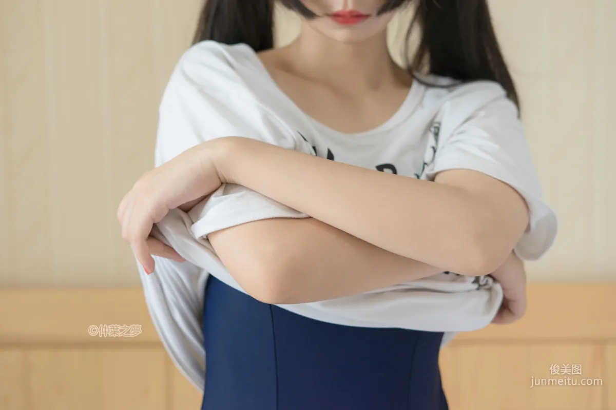 White Stockings School Swimsuit [Qinglan Yinghua] SPL.011 Photo Set photo 12