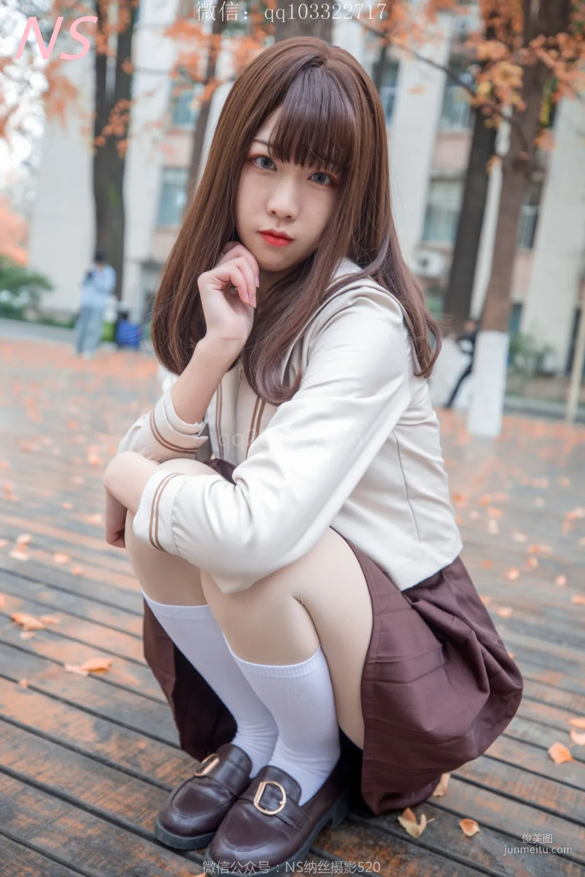 枫之少女《白丝肉丝萌萌哒的枫》 [纳丝摄影] 写真集14