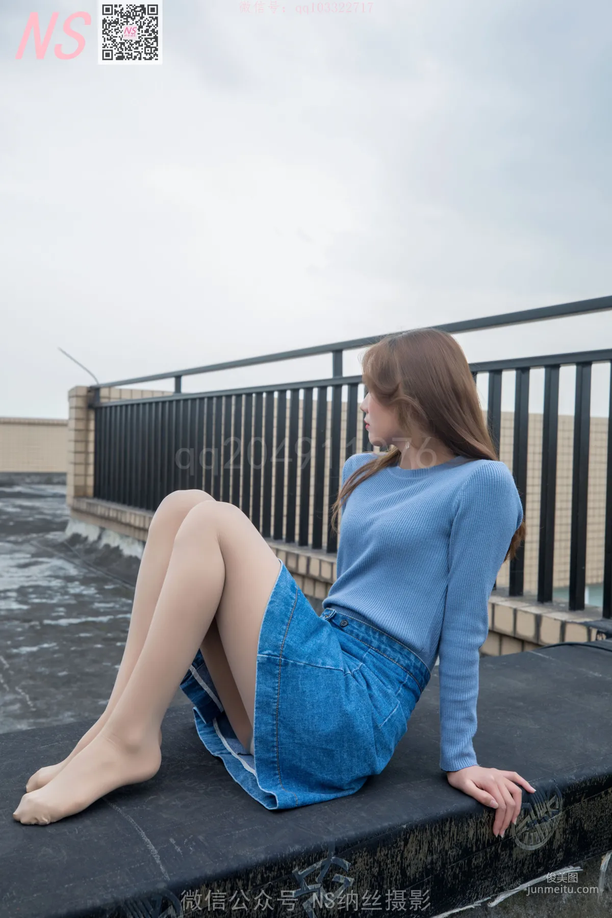 舒怡《女神天台肉色丝袜》 [纳丝摄影] 写真集94
