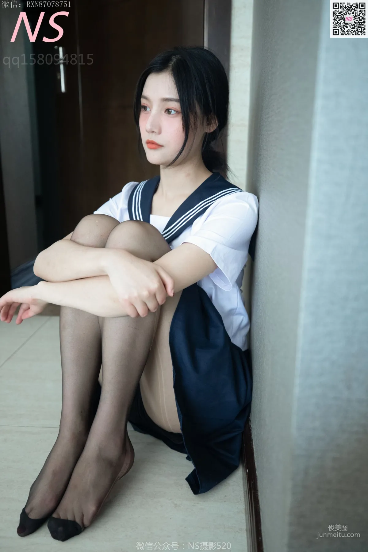 子涵《黑色丝袜的家居生活》 [纳丝摄影] 写真集10