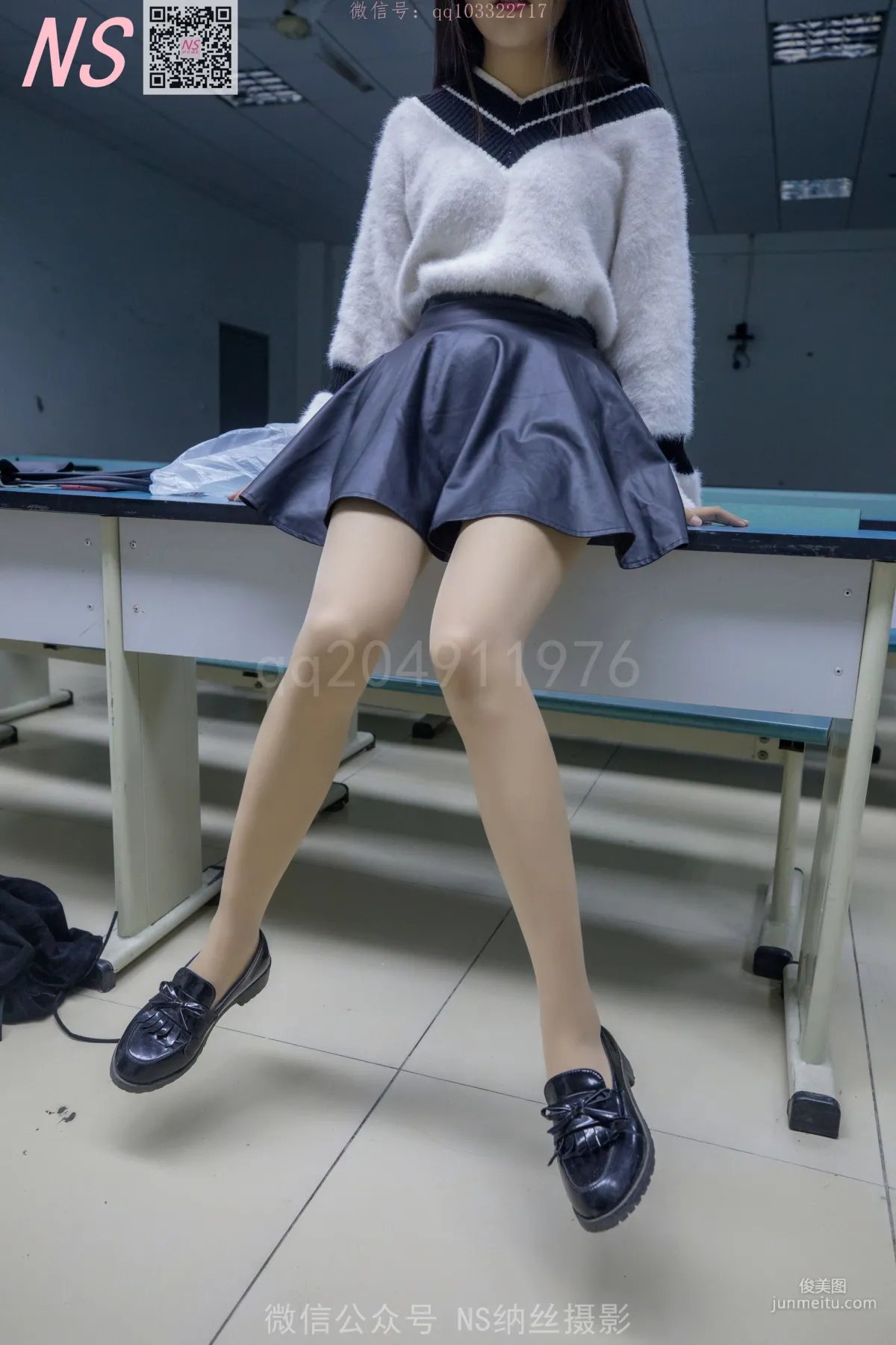 雨佳《丝袜学记》 [纳丝摄影] 写真集58
