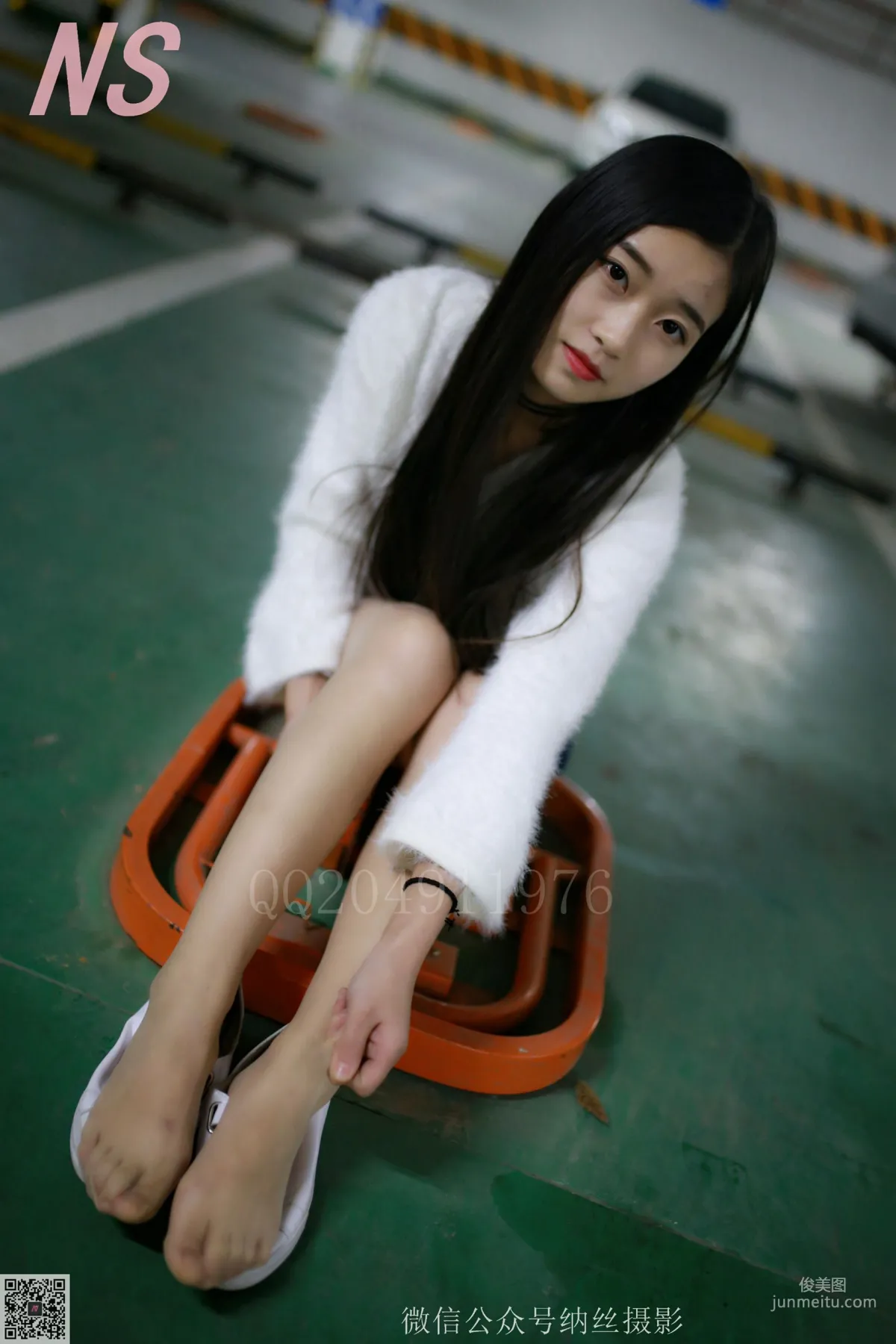 珊珊《超短裙美腿肉丝》 [纳丝摄影] NO.097 写真集88