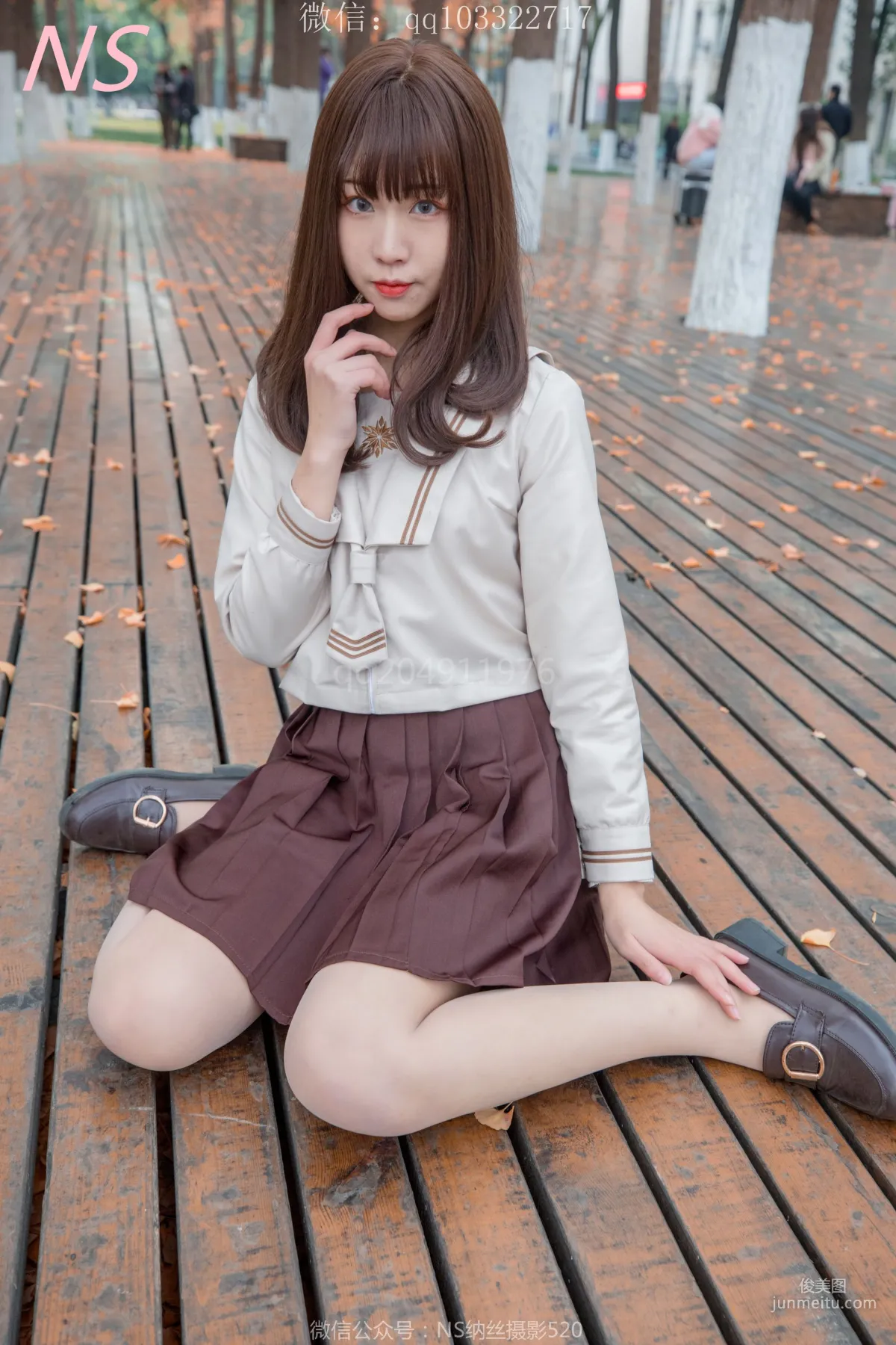 枫之少女《白丝肉丝萌萌哒的枫》 [纳丝摄影] 写真集35