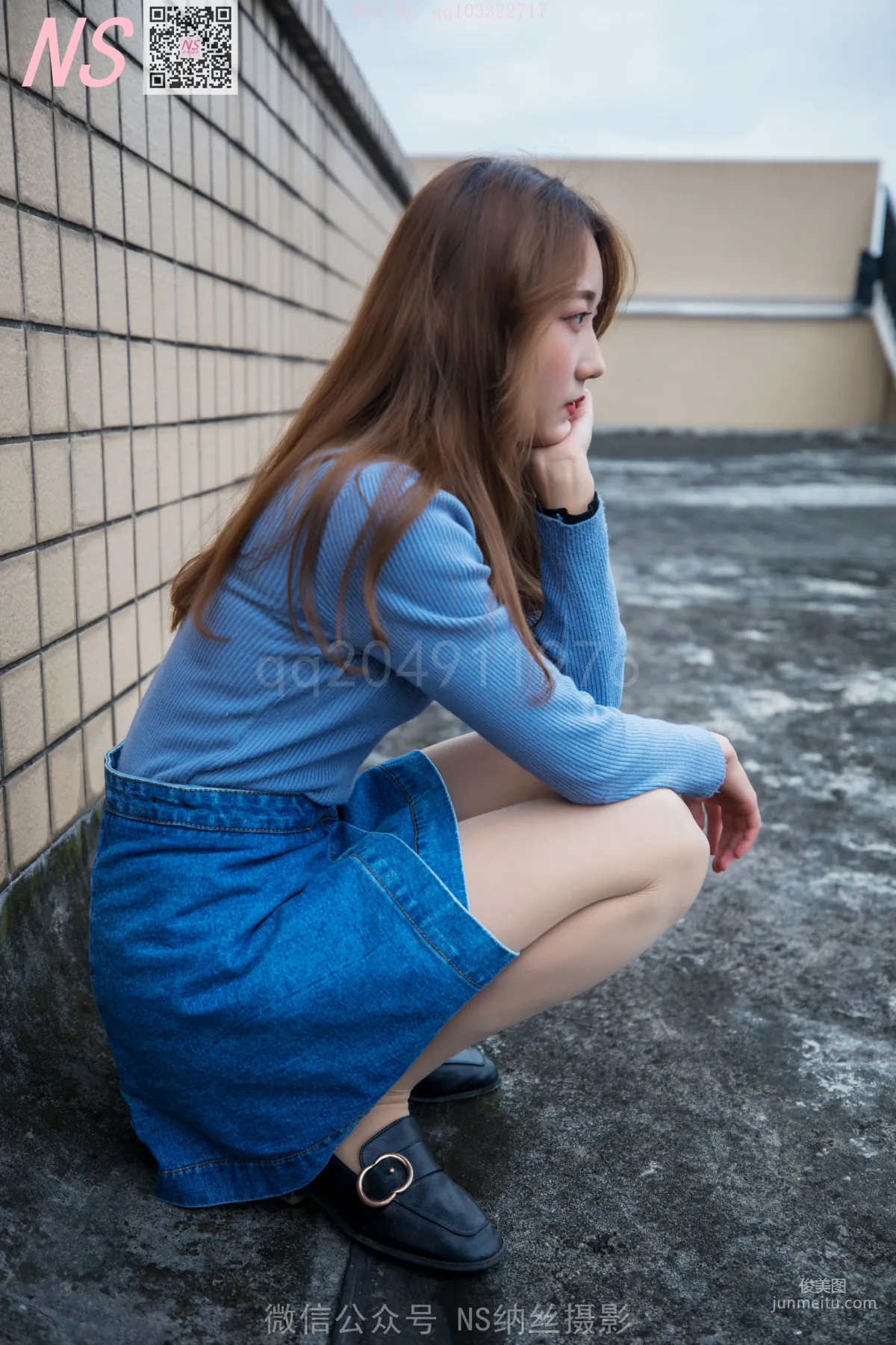 舒怡《女神天台肉色丝袜》 [纳丝摄影] 写真集19