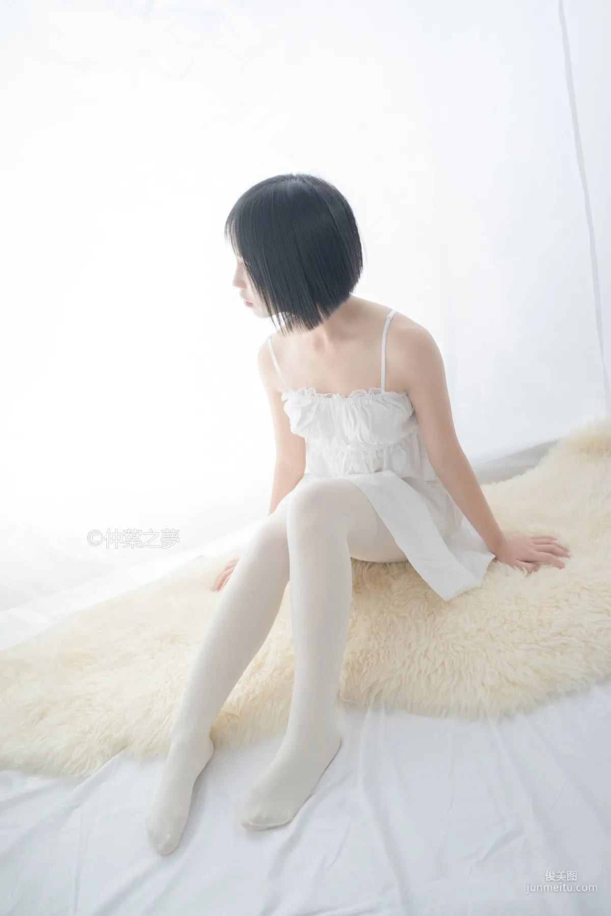 《清純白吊帶裙》 [輕蘭映畫] Grand.001 寫真集 7