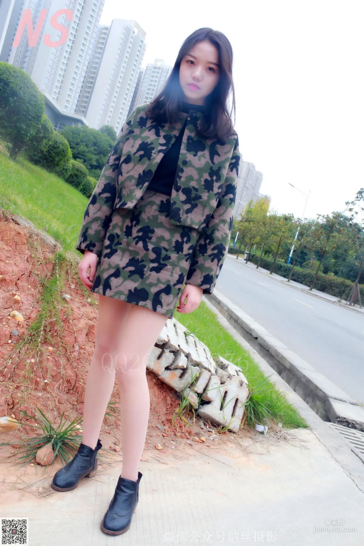 Wei Wei 'Camouflage Girl Outdoor Silk Stockings' [NASI] NO.095 Photo Set photo 3